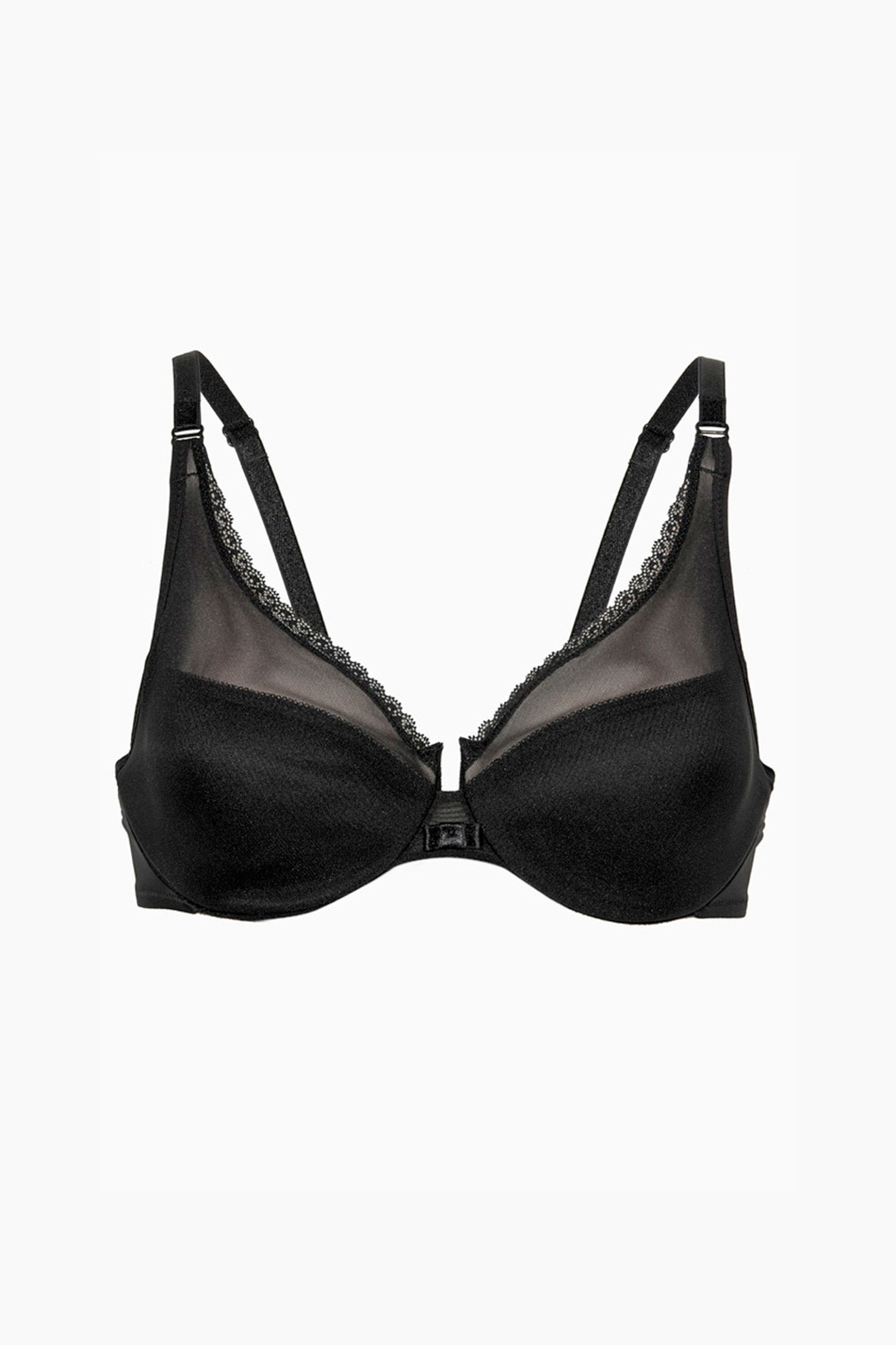 LOVABLE Lovable γυναικείο σουτιέν με διαφάνεια "Tonic Lift" cup D - LOV-L4106D Μαύρο - 3