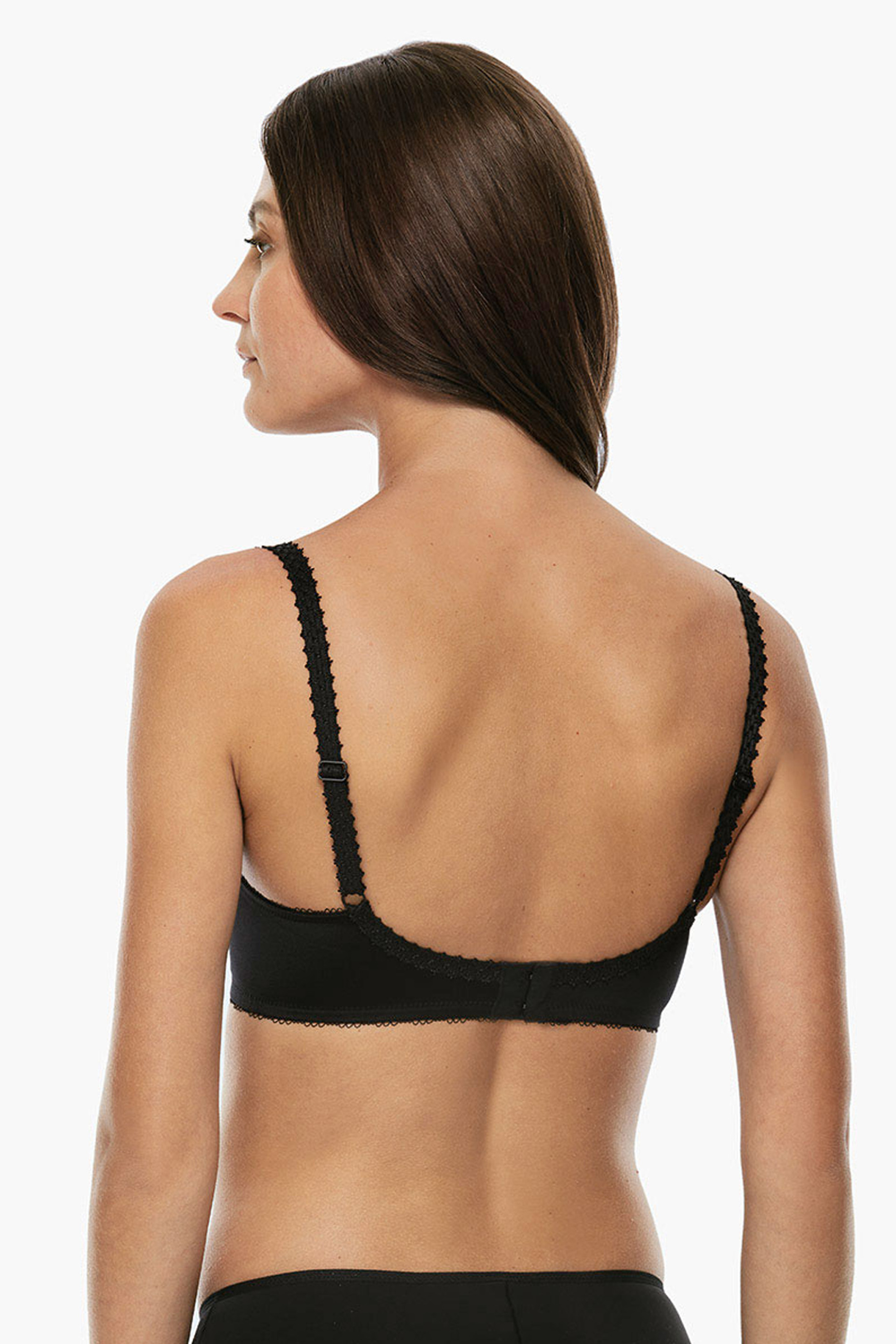 Lovable γυναικείο σουτιέν με δαντελωτό σχέδιο "Exuberance" cup D - LOV-14068D Μαύρο φωτογραφία