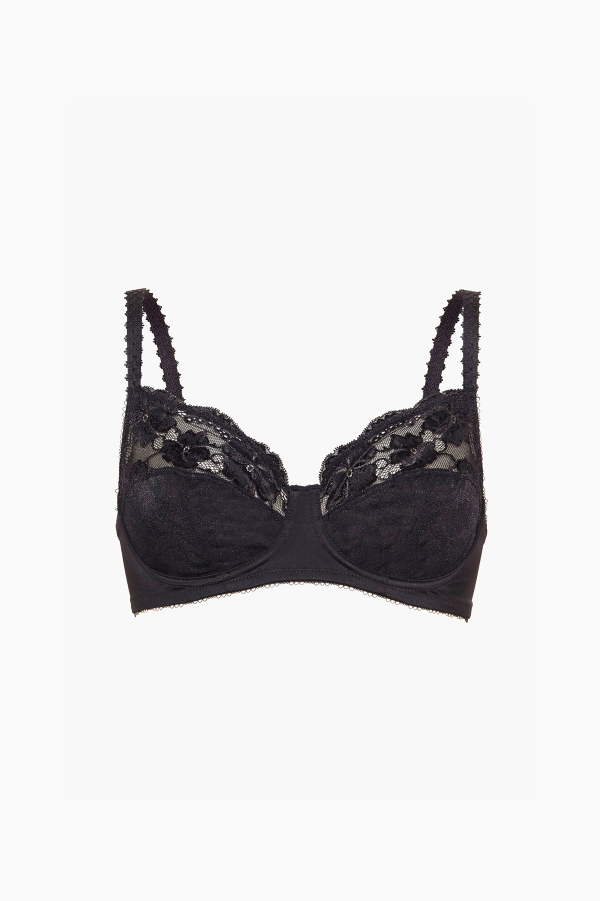 Lovable γυναικείο σουτιέν με δαντελωτό σχέδιο "Exuberance" cup D - LOV-14068D Μαύρο φωτογραφία