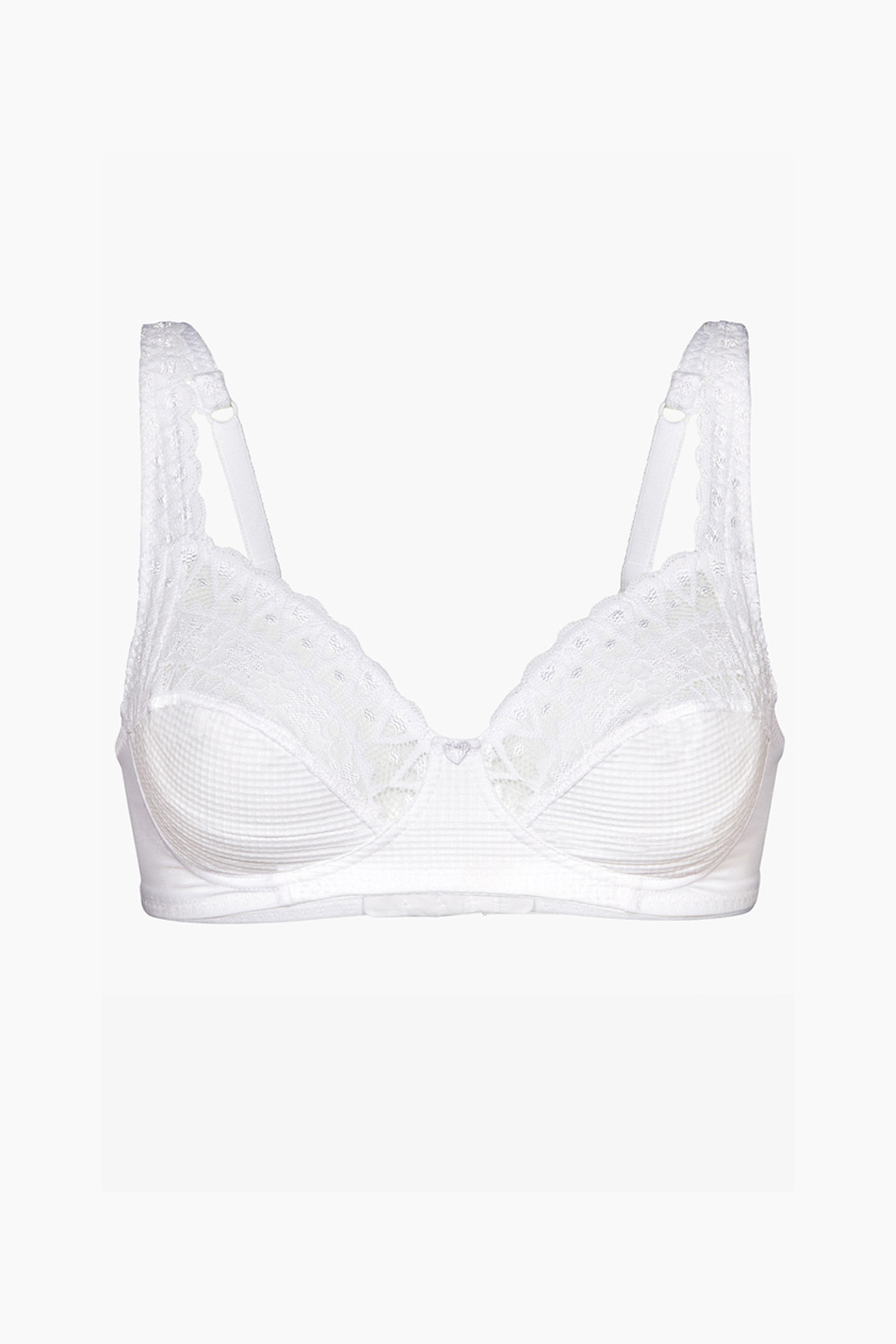 Lovable γυναικείο σουτιέν "Lovring Jacquard" cup D - LOV-15240D Λευκό φωτογραφία