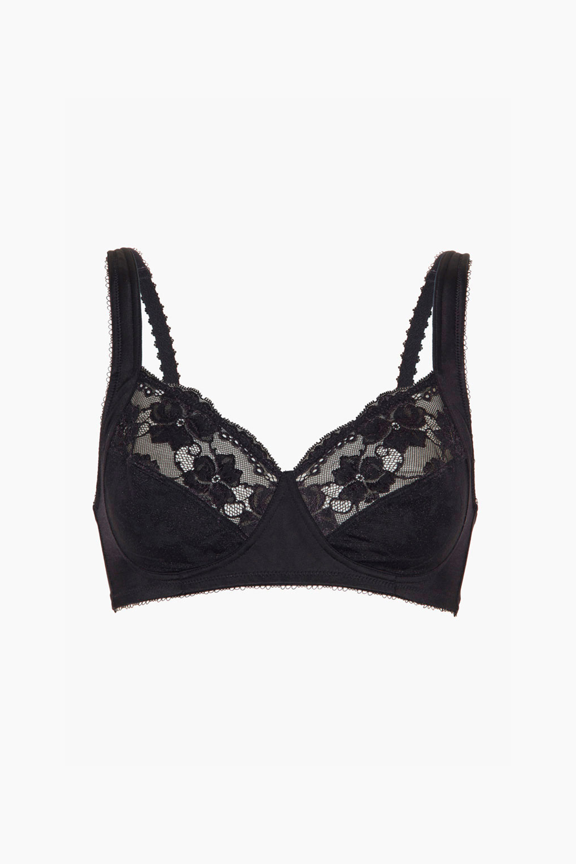 Lovable γυναικείο σουτιέν με δαντέλα ''Exuberance'' cup D - LOV-14078D Μαύρο φωτογραφία