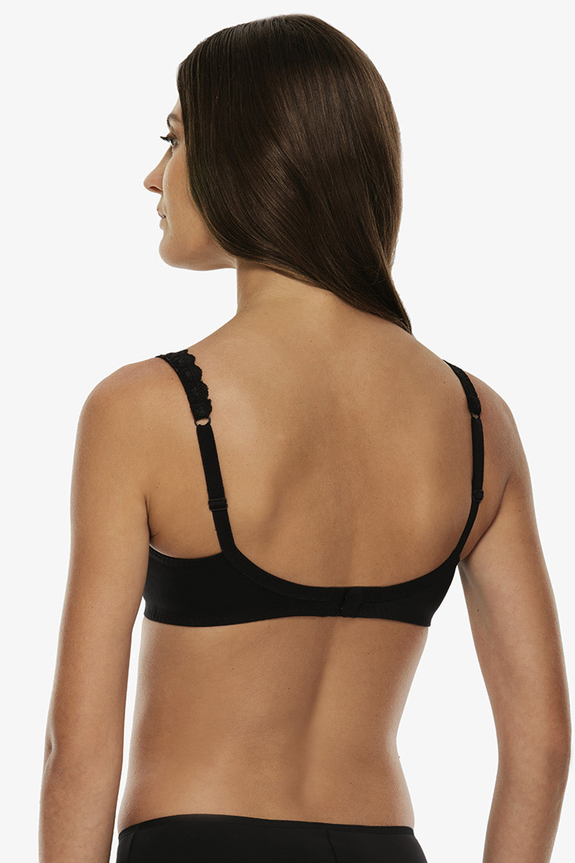 Lovable γυναικείο σουτιέν "Lovring Jacquard" cup C - LOV-15240C Μαύρο φωτογραφία