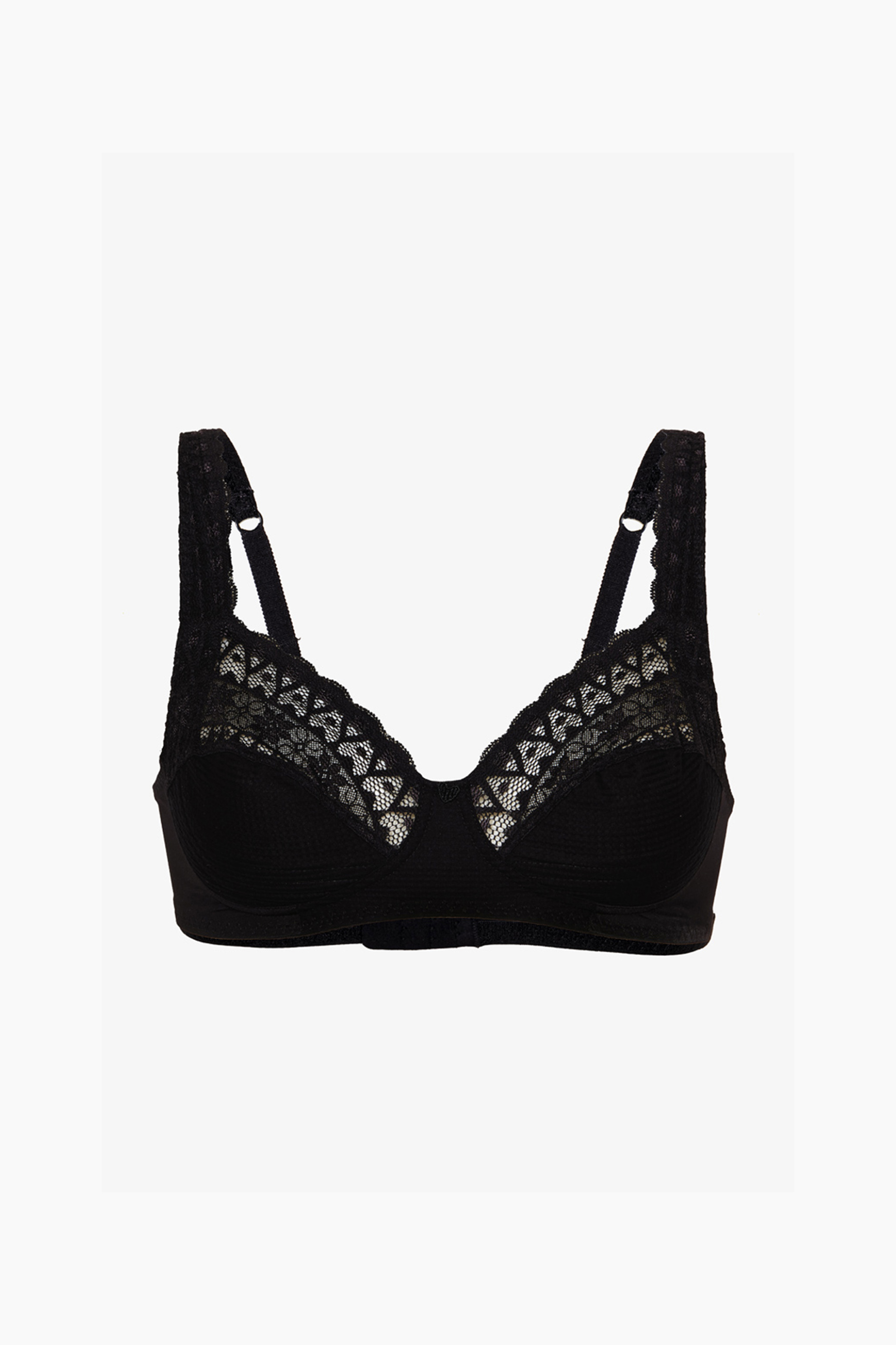 Lovable γυναικείο σουτιέν "Lovring Jacquard" cup C - LOV-15240C Μαύρο φωτογραφία