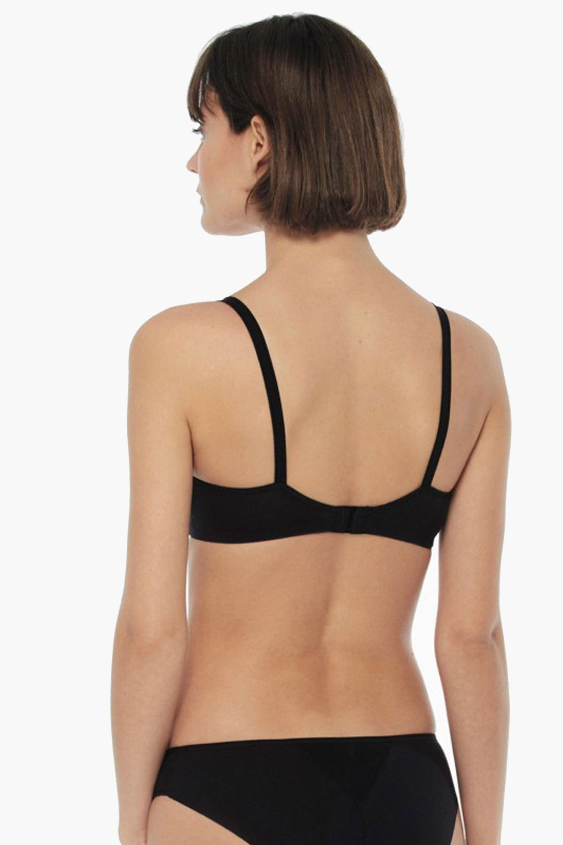 Lovable γυναικείο σουτιέν "Soft Cotton" cup B - LOV-L1604/B Μαύρο φωτογραφία