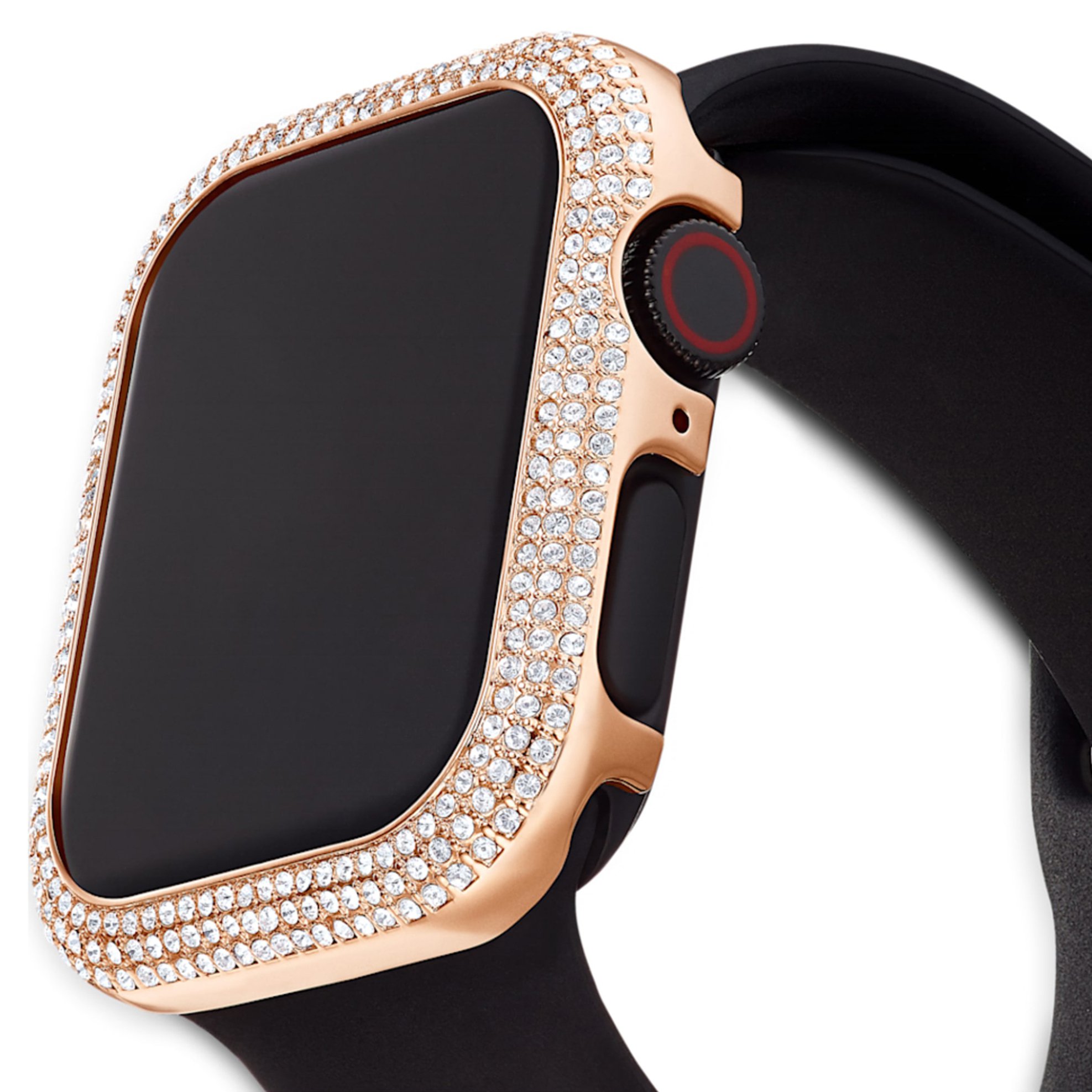 Swarovski Sparkling Case Compatible With Apple Watch 40 MM Rose Gold Tone - 5572574