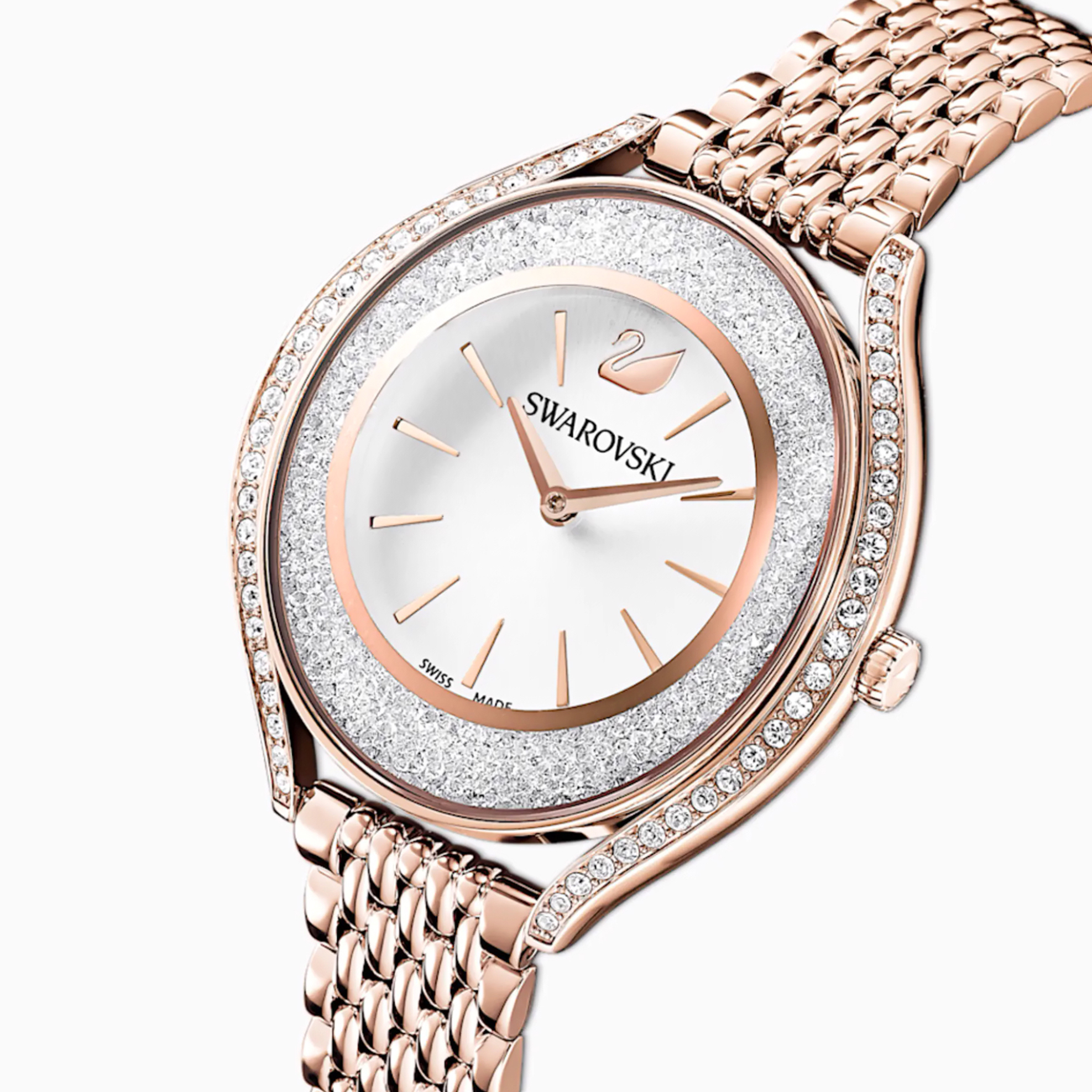 Swarovski Crystalline Aura Watch, Metal Bracelet, Rose gold tone, Rose-gold tone PVD - 5519459 φωτογραφία
