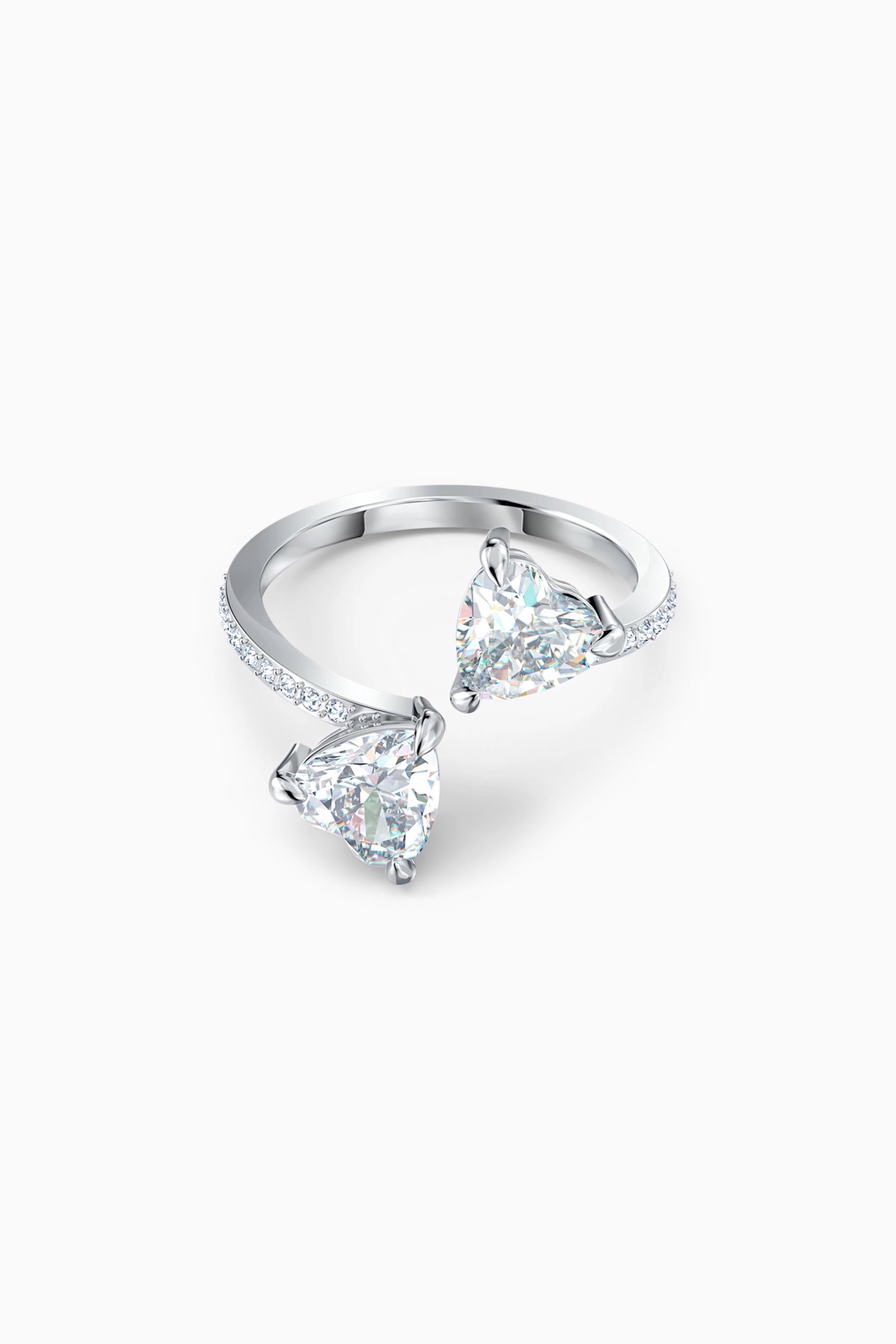  Swarovski Attract Soul Heart Ring, White, Rhodium plated (52) - 5535191 2025