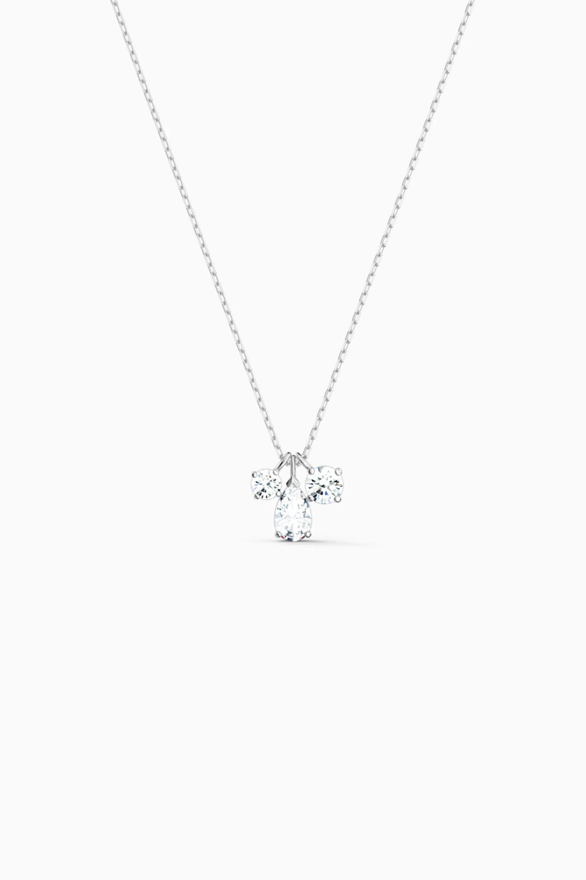 Γυναίκα > ΑΞΕΣΟΥΑΡ > Κοσμήματα > Κολιέ Swarovski Attract Cluster Pendant, White, Rhodium plated - 5571077