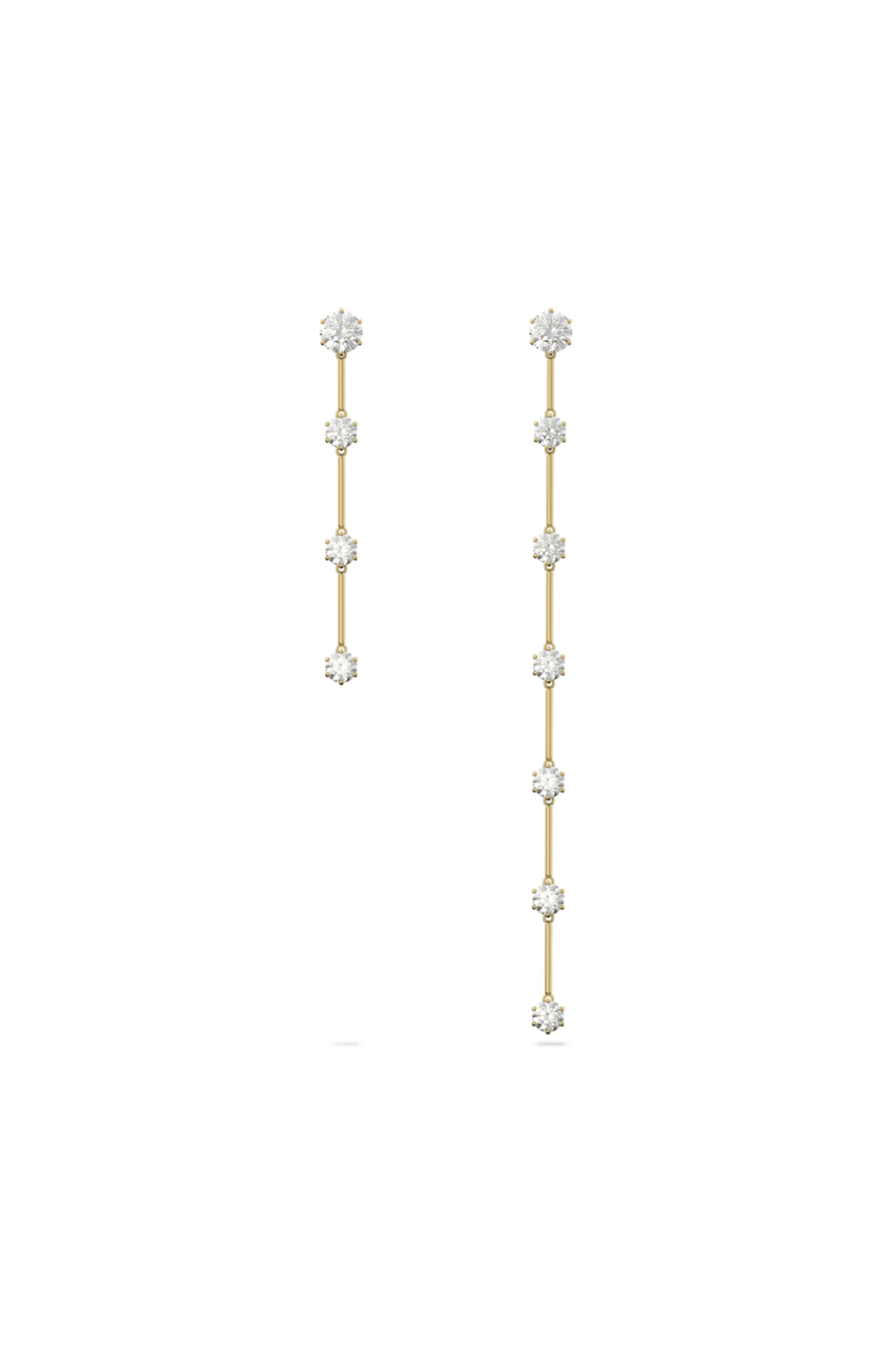 Γυναίκα > ΑΞΕΣΟΥΑΡ > Κοσμήματα > Σκουλαρίκια Swarovski Constella Earrings Asymmetrical, White, Matte Gold-Tone Plated - 5600490