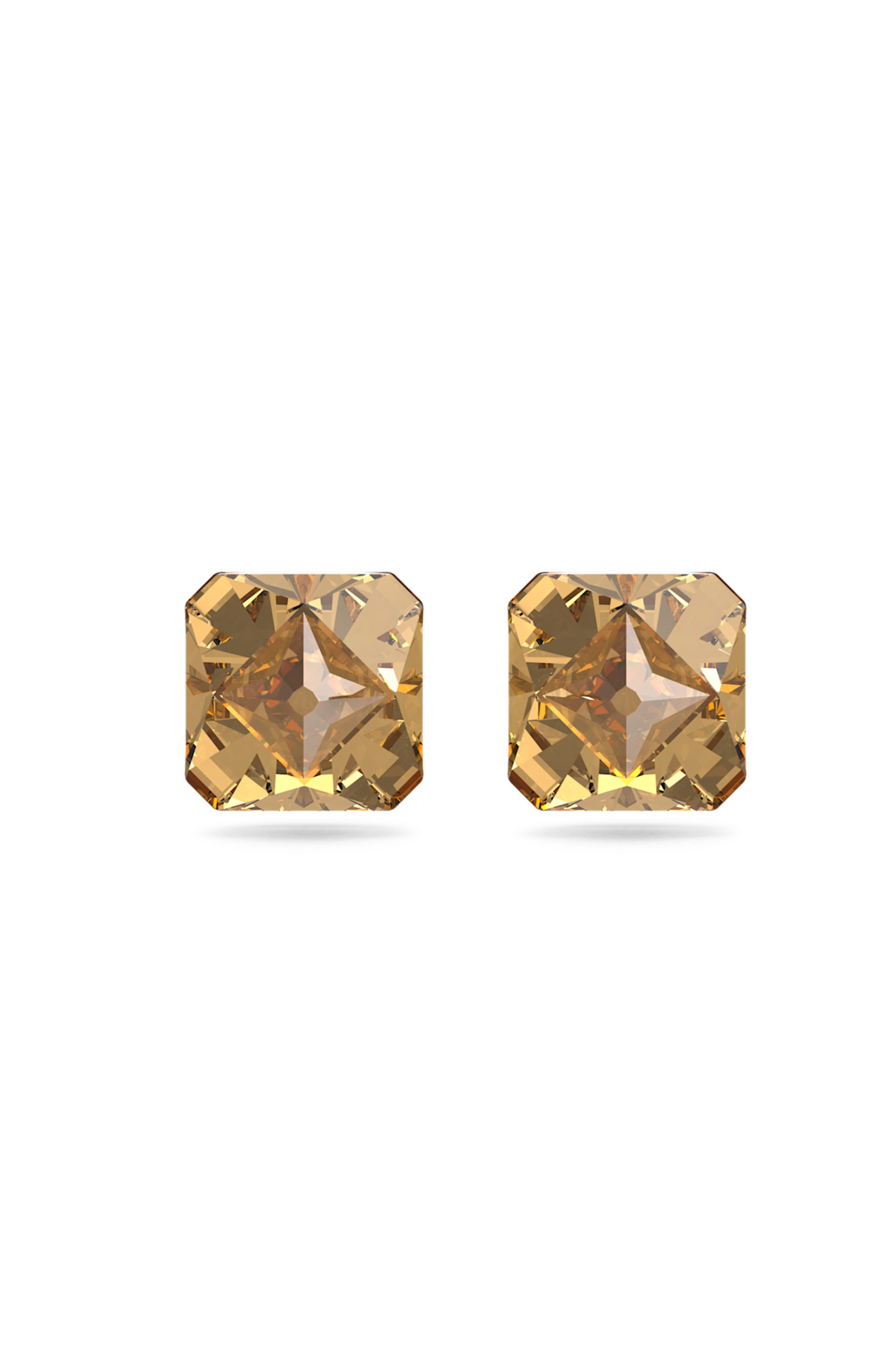 Γυναίκα > ΑΞΕΣΟΥΑΡ > Κοσμήματα > Σκουλαρίκια Swarovski Chroma Stud Earrings Pyramid Cut Crystals, Yellow, Gold-Tone Plated - 5613680