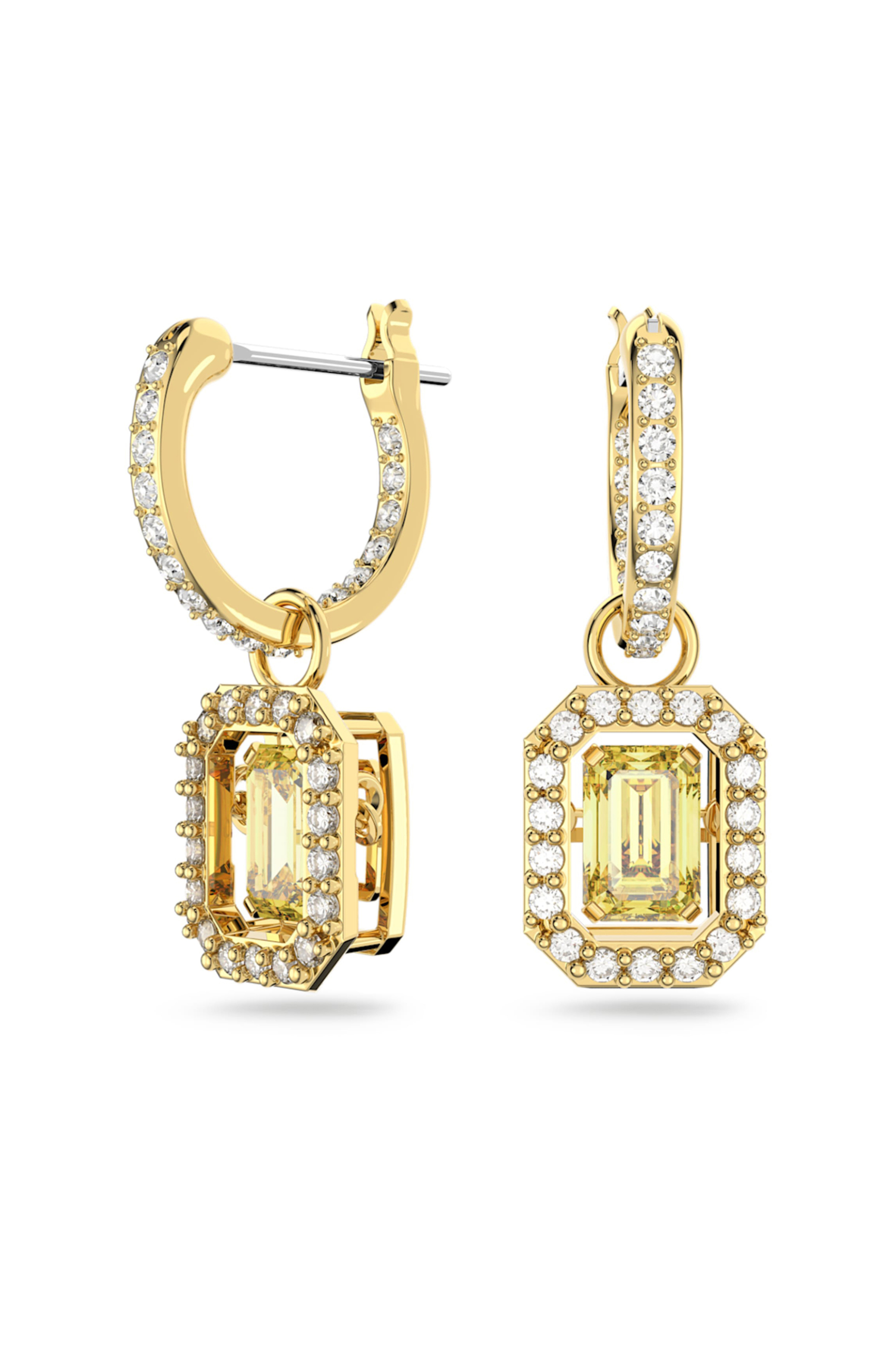 Γυναίκα > ΑΞΕΣΟΥΑΡ > Κοσμήματα > Σκουλαρίκια Swarovski σκουλαρίκια-σταγόνα οκταγωνική κοπή, κίτρινα, επιμετάλλωση σε χρυσαφί τόνο "Millenia" - 5641169