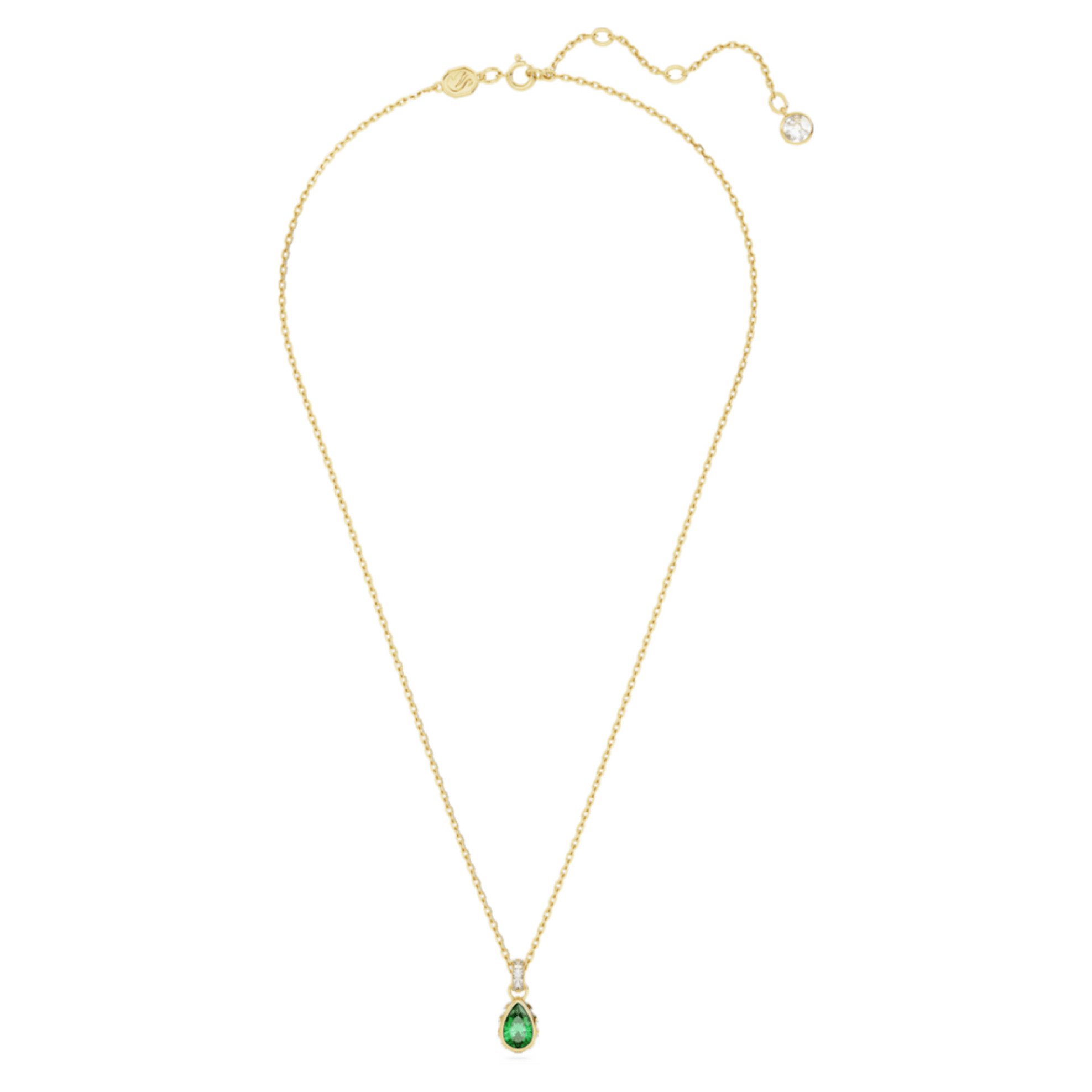 Swarovski γυναικείο μενταγιόν κοπή Pear, πράσινο, επιμετάλλωση σε χρυσαφί τόνο "Stilla" - 5648751 φωτογραφία