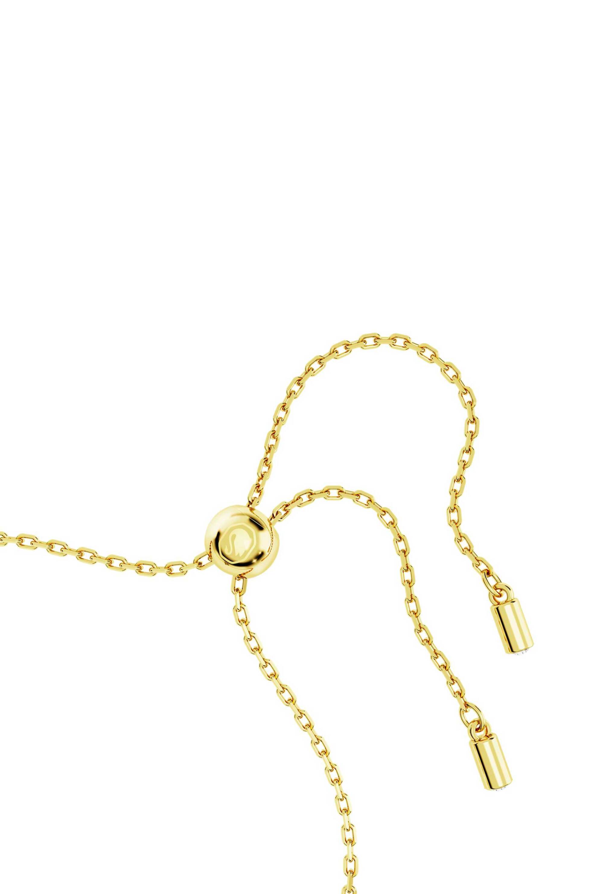 Swarovski γυναικείο βραχιόλι μείξη κοπών, τριφύλλι, πράσινο, επιμετάλλωση σε χρυσαφί τόνο "Idyllia" - 5666585 φωτογραφία