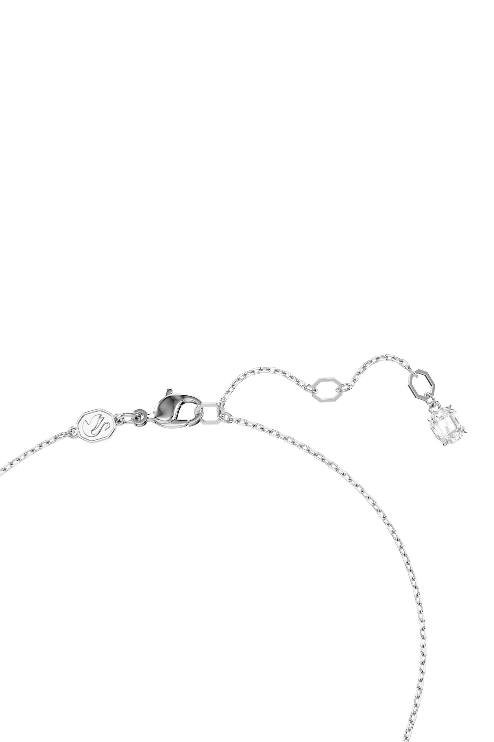 Swarovski γυναικείο μενταγιόν καρδιά, μπλε, επιμετάλλωση ροδίου "Idyllia" - 5680403 φωτογραφία