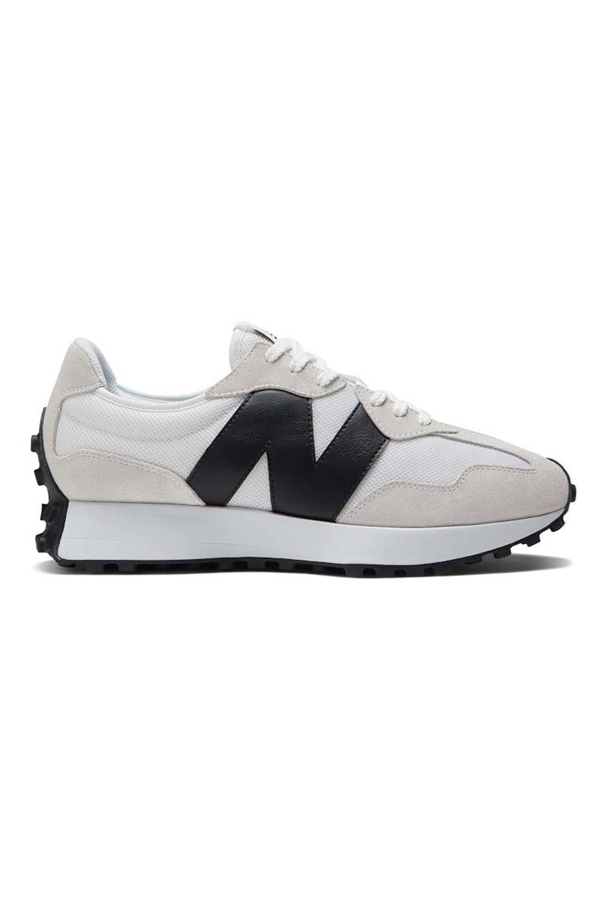 NEW BALANCE New Balance ανδρικά αθλητικά παπούτσια sneakers με bold μονόγραμμα "327" - MS327CWB Λευκό