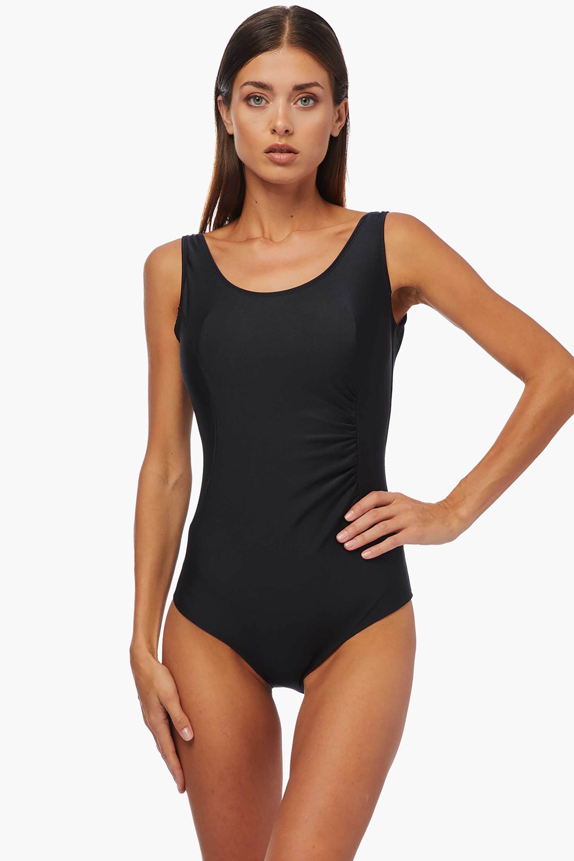 Minerva γυναικείο μαγιό ολόσωμο μονόχρωμο "Full Padded" - 90-9123D-004-045 Μαύρο