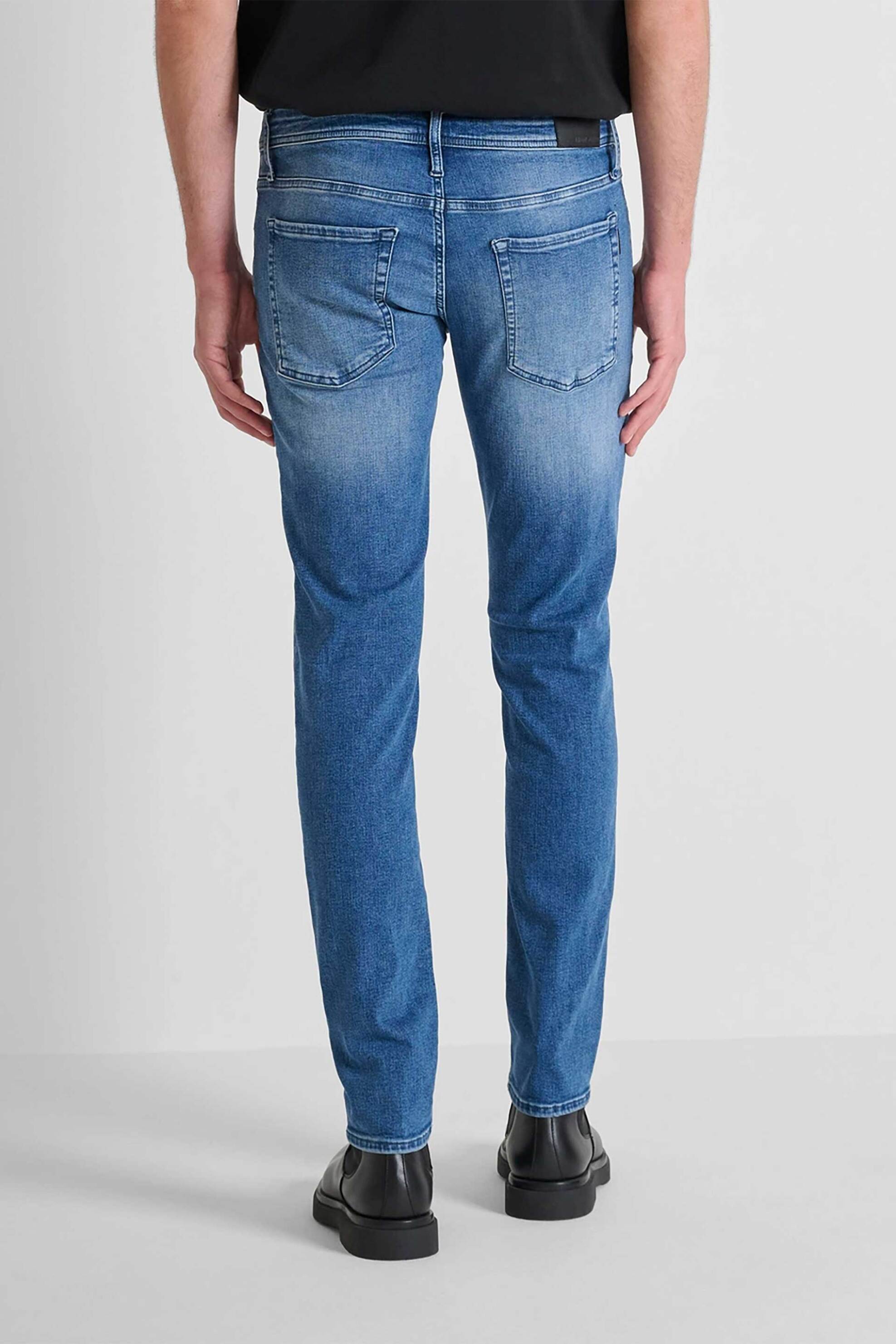 Antony Morato ανδρικό παντελόνι τζιν Tapered Fit "Ozzy" - DT24175611W2104 Denim Blue φωτογραφία