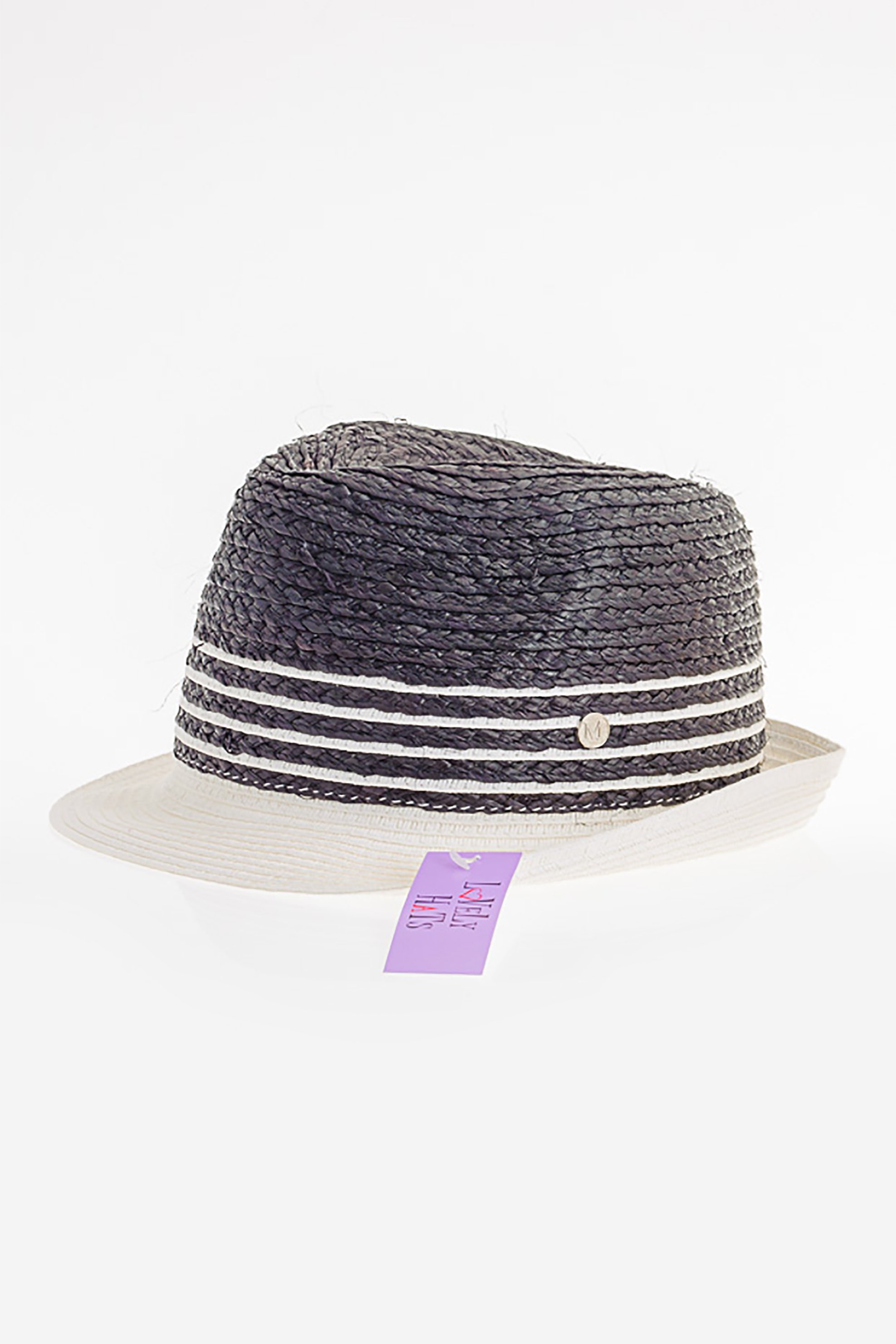 LOVELY HATS Lovely Hats γυναικείο καπέλο με ριγέ σχέδιο - KX522