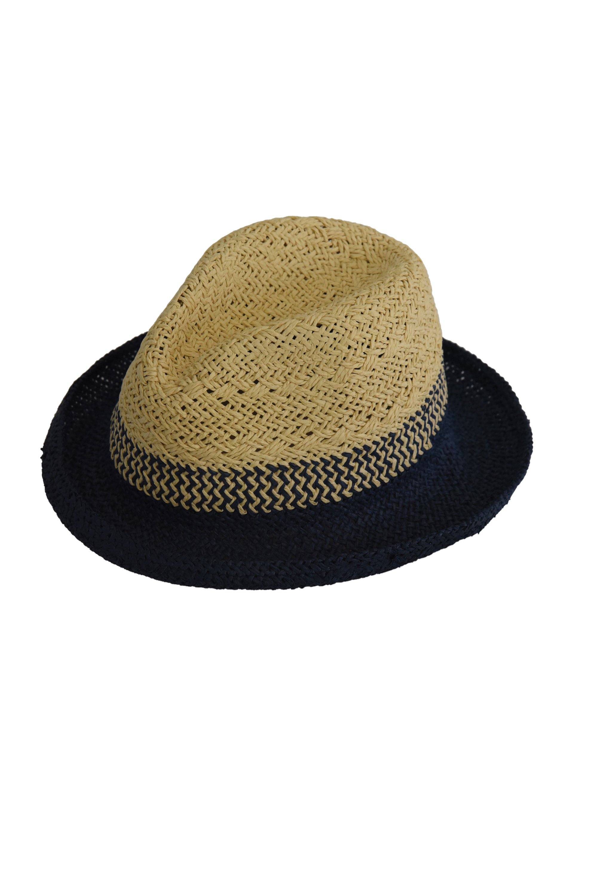 LOVELY HATS Lovely Hats ανδρικό καπέλο ψάθινο με διχρωμία - 164190