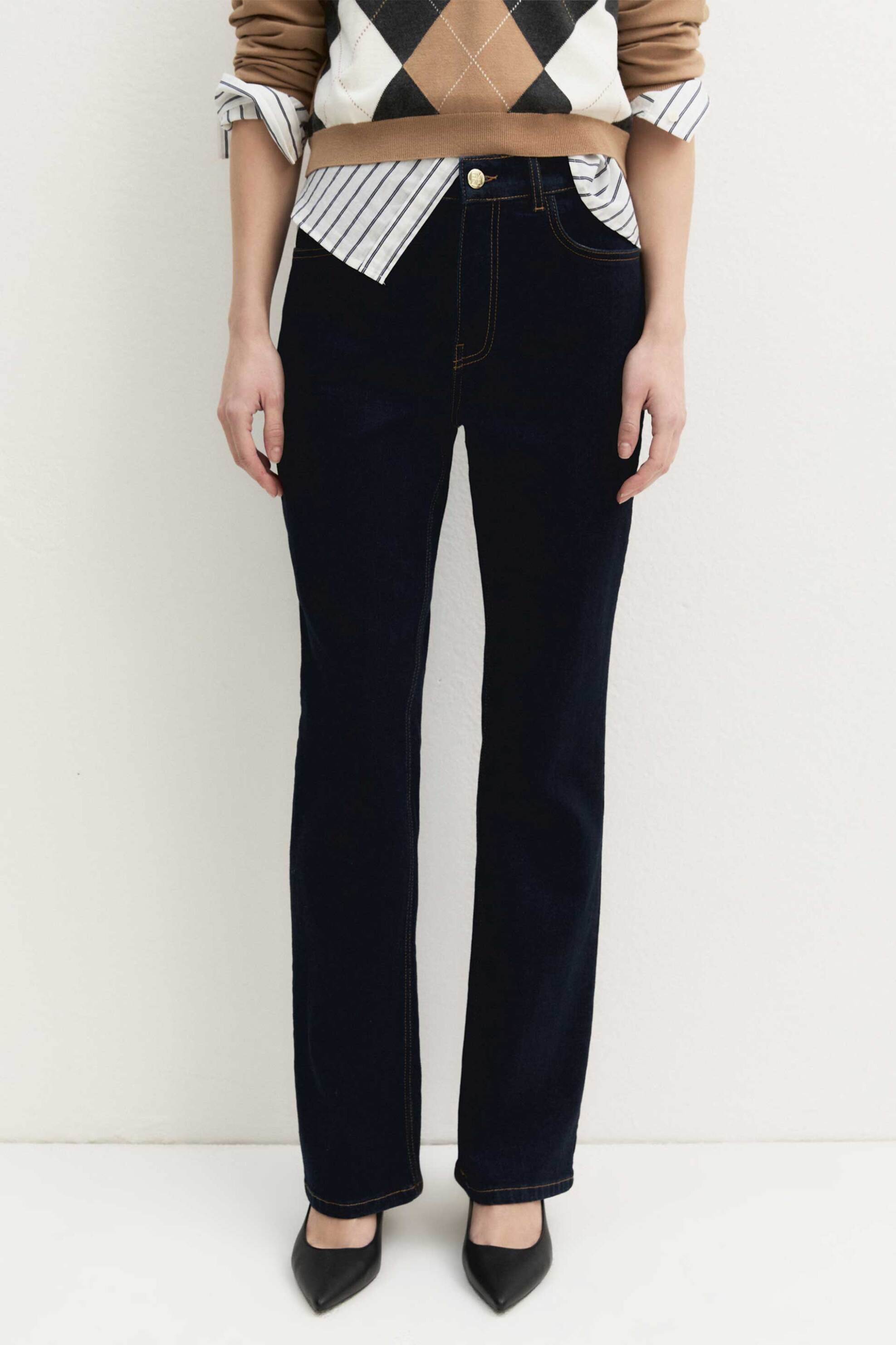Emme by Marella γυναικείο τζιν παντελόνι Bootcut Fit 