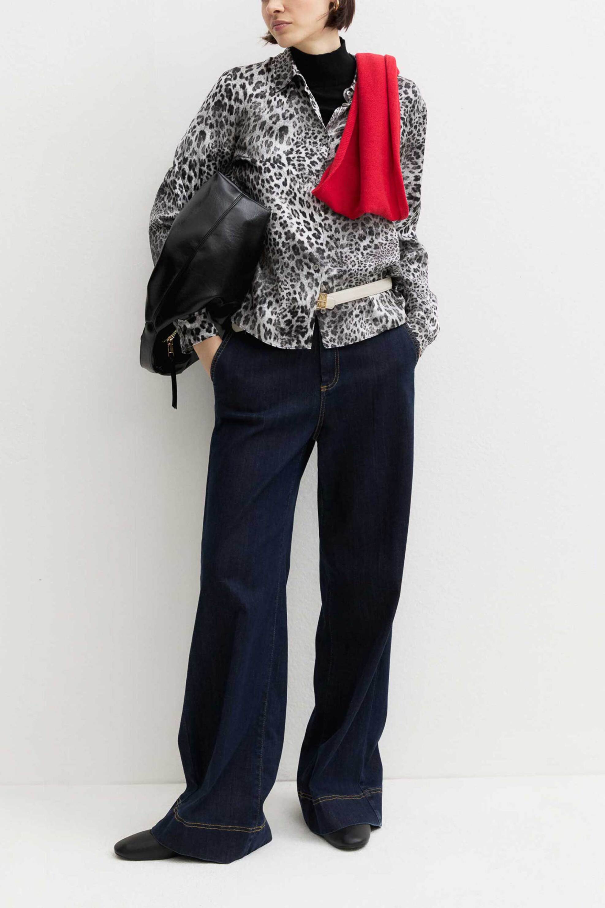 Emme by Marella γυναικείο πουκάμισο animal print 