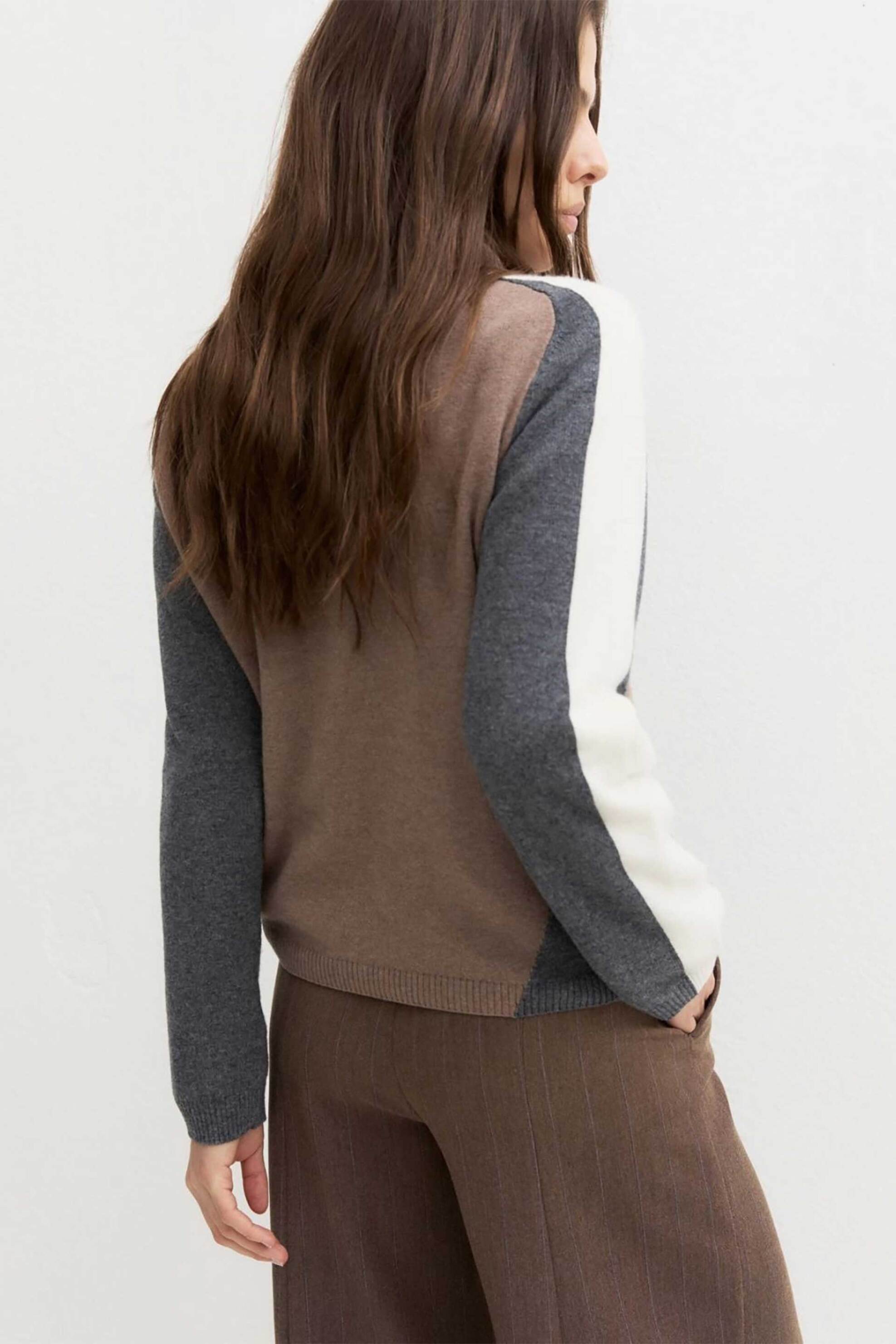 EMME Emme by Marella γυναικεία μπλούζα πλεκτή "Emmbaba" - 2625366332200 Μπεζ - 3