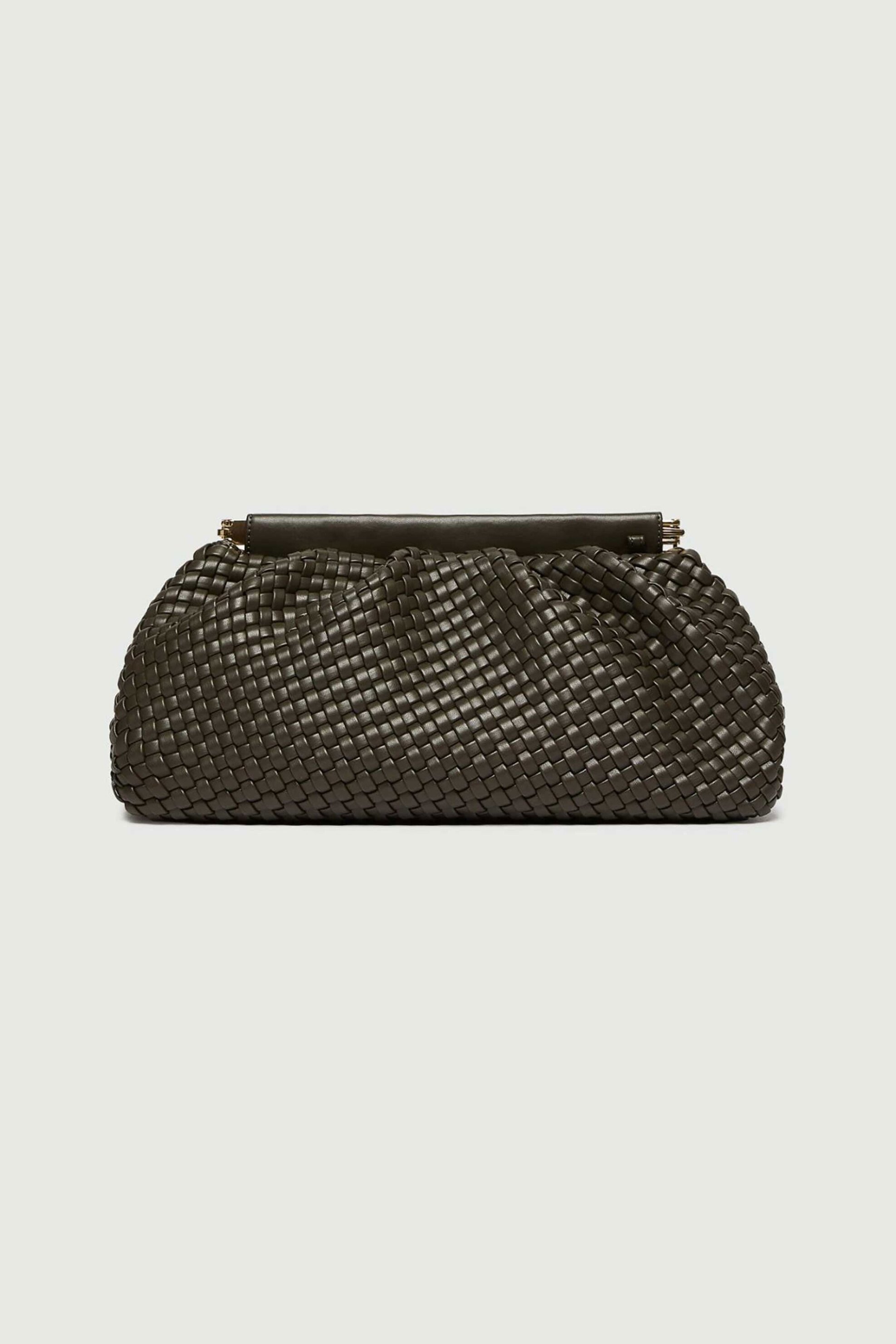 Emme by Marella γυναικείο clutch με πλεκτό σχέδιο 