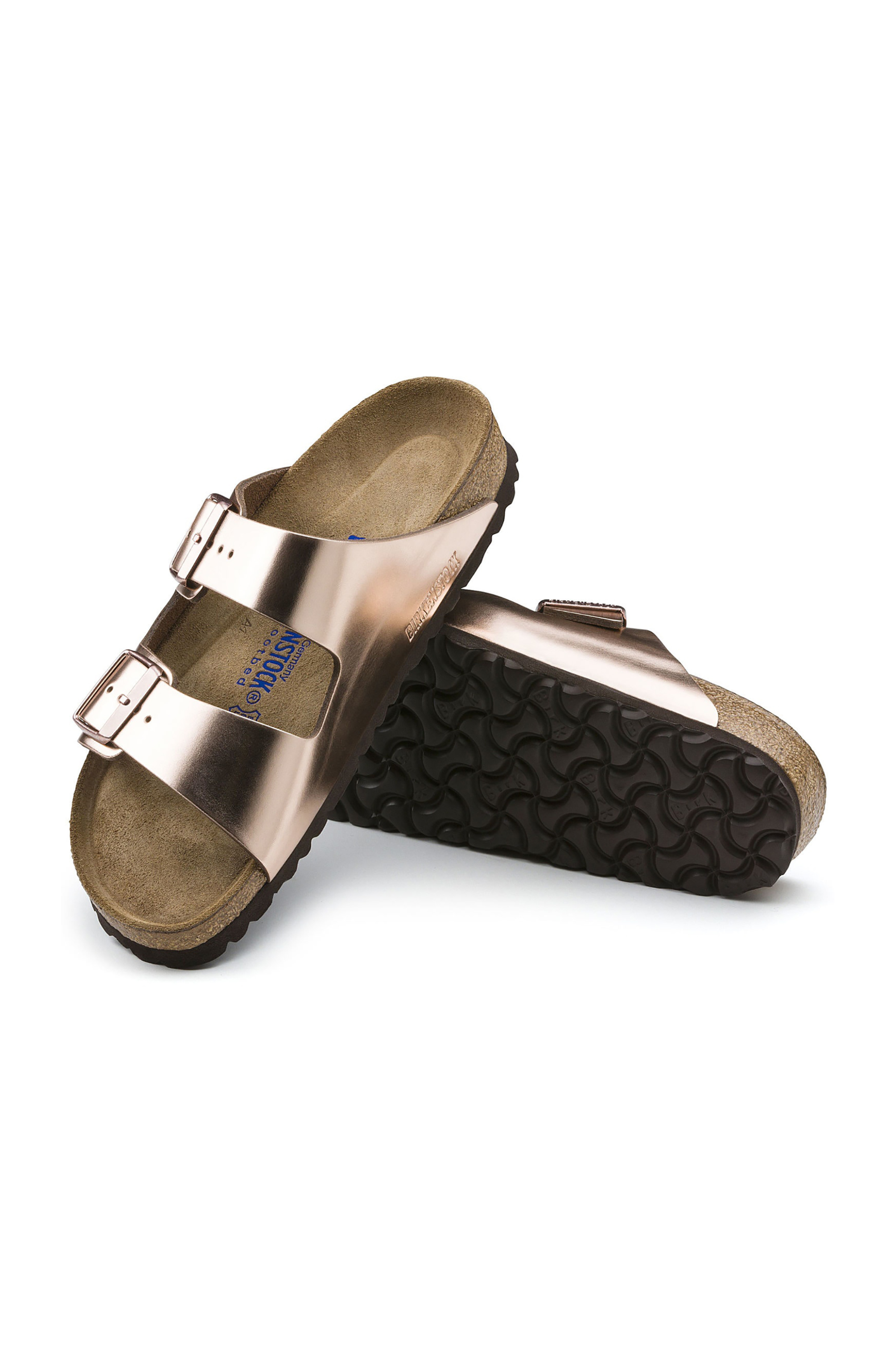 Birkenstock Γυναικεία Σανδάλια Arizona Metallic Copper Essential - 952093003543 Μπρονζέ