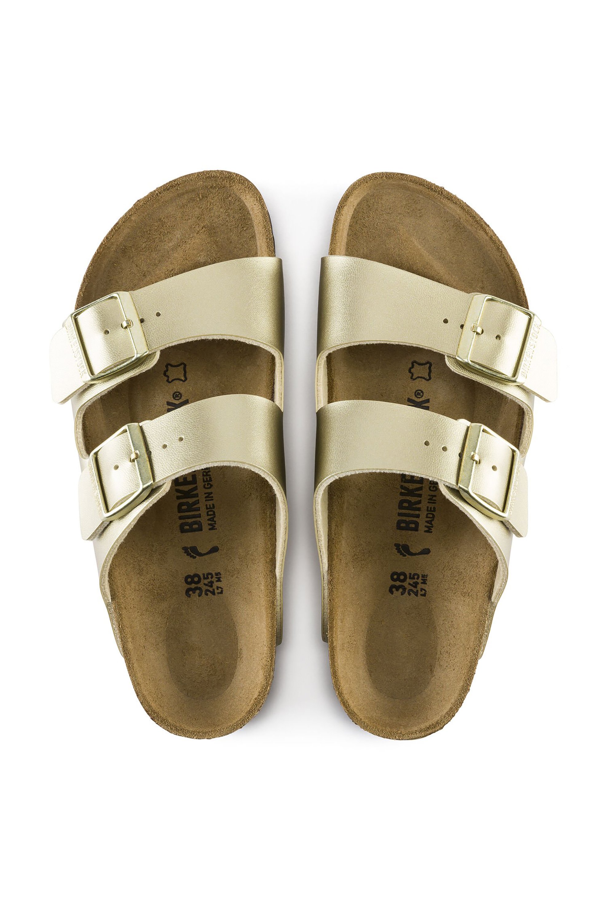 Birkenstock γυναικεία σανδάλια ''Arizona'' - 1016111003543 Χρυσό