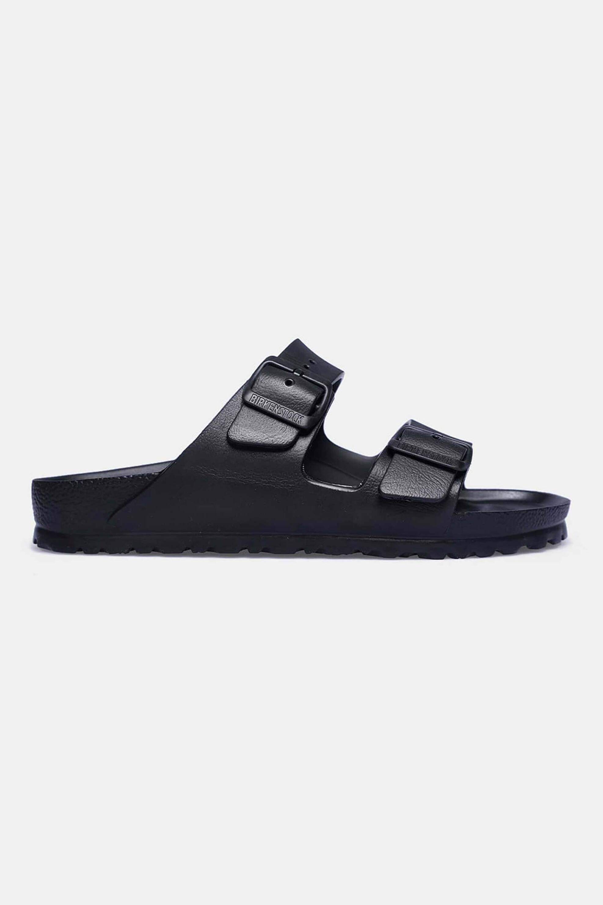Birkenstock unisex σανδάλια μονόχρωμα με ανάγλυφο λογότυπο "Arizona Eva" - 129423003541 Μαύρο