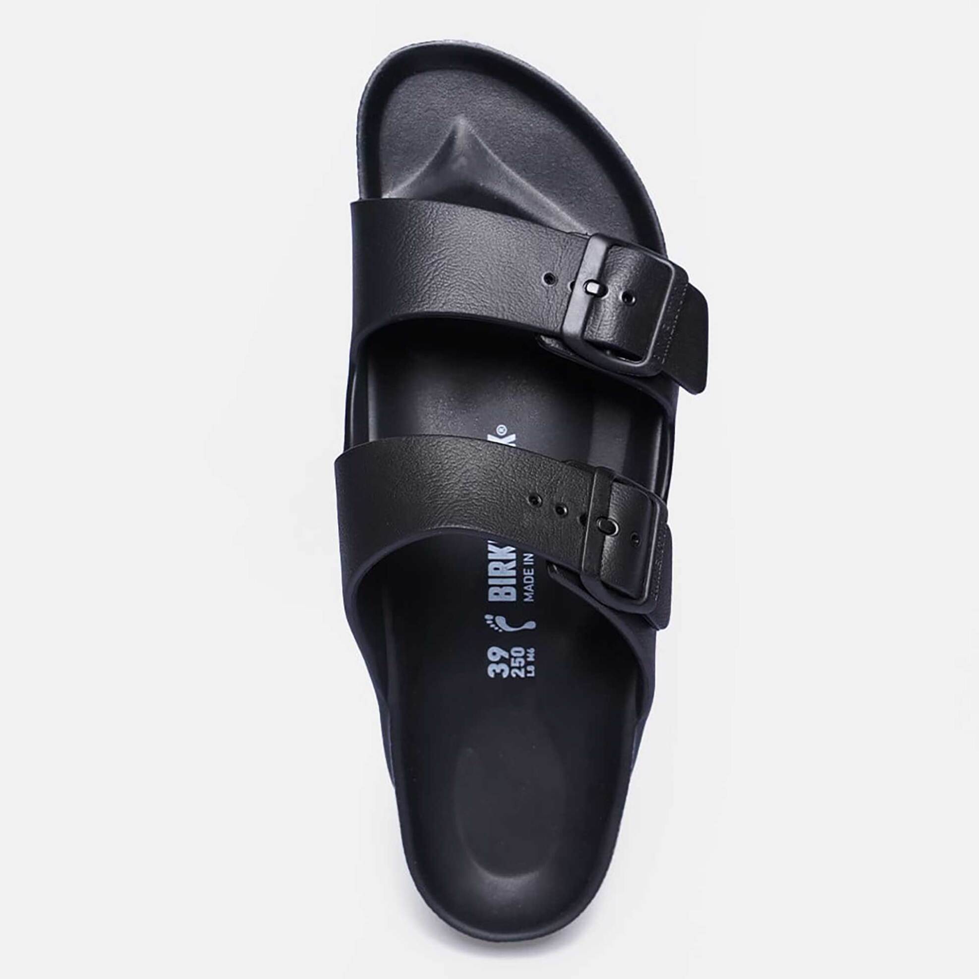 Birkenstock Unisex Σανδάλια Μονόχρωμα με Ανάγλυφο Λογότυπο Arizona Eva - 129423003541 Μαύρο