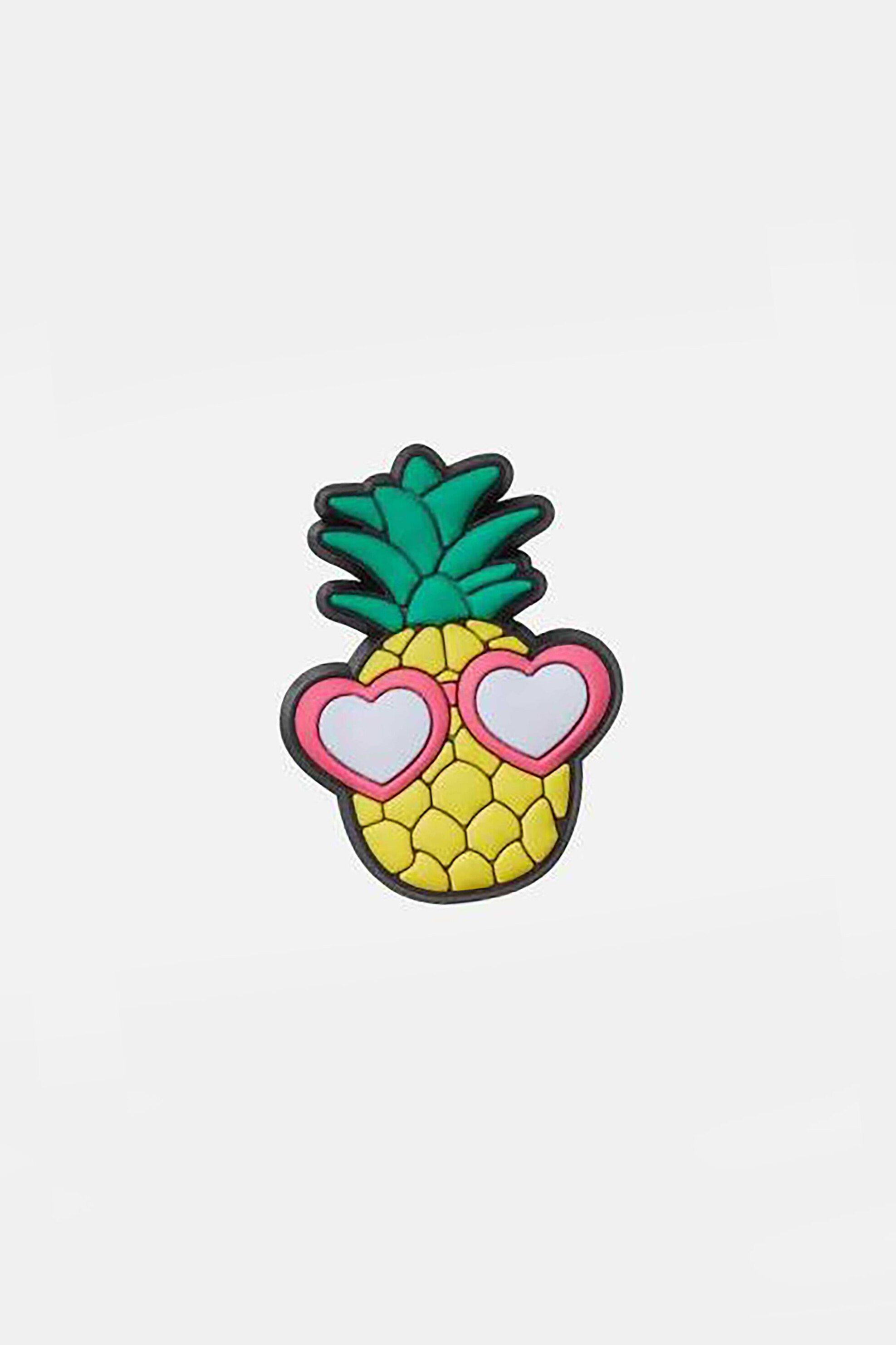 Crocs διακοσμητικά charms Jibbitz™για clogs "Pineapple με Sunnies" - E69410 Κίτρινο