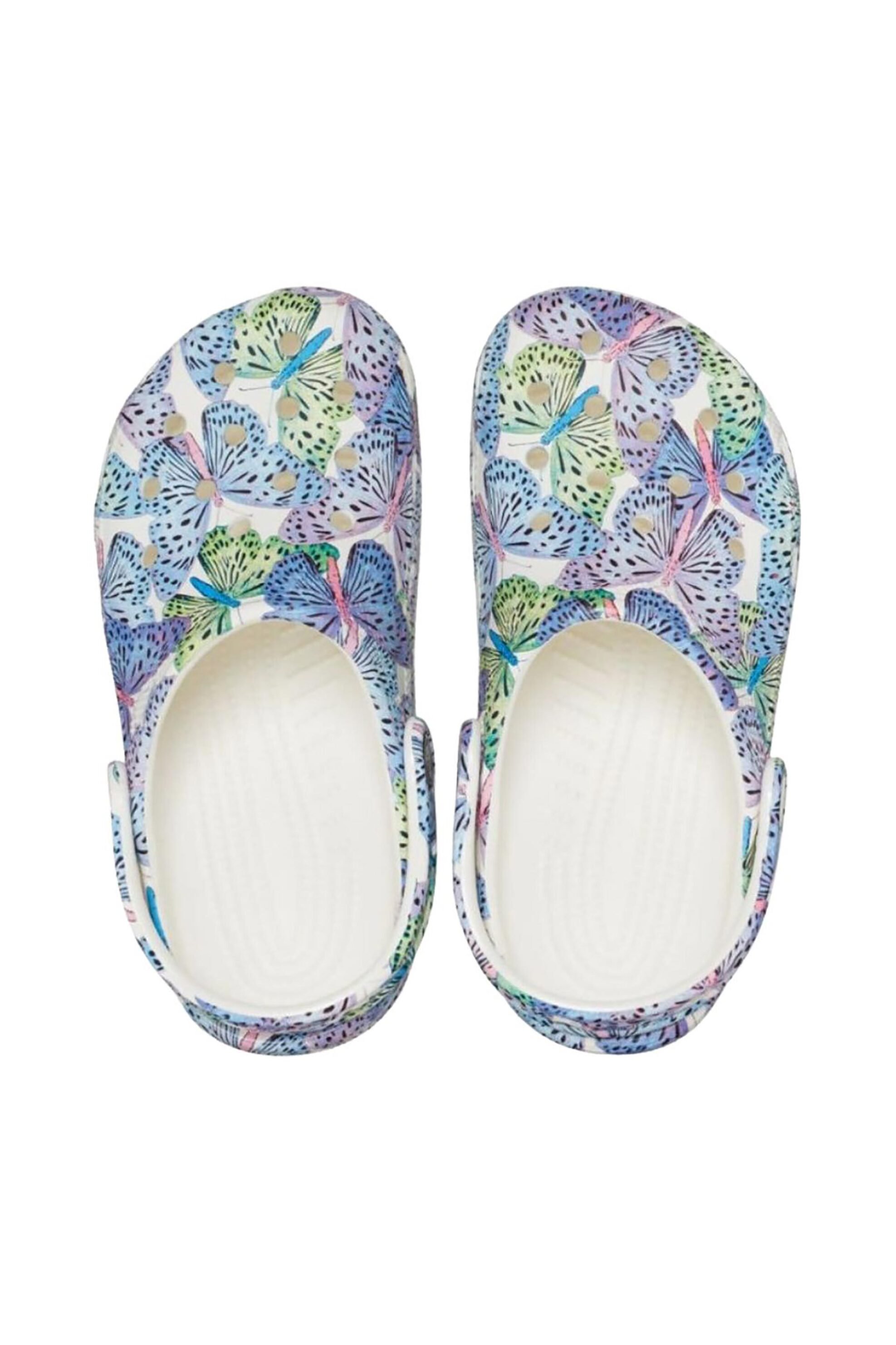 CROCS Crocs παιδικά clogs πολύχρωμα "Classic Butterfly Clog K" - E54584 Λευκό