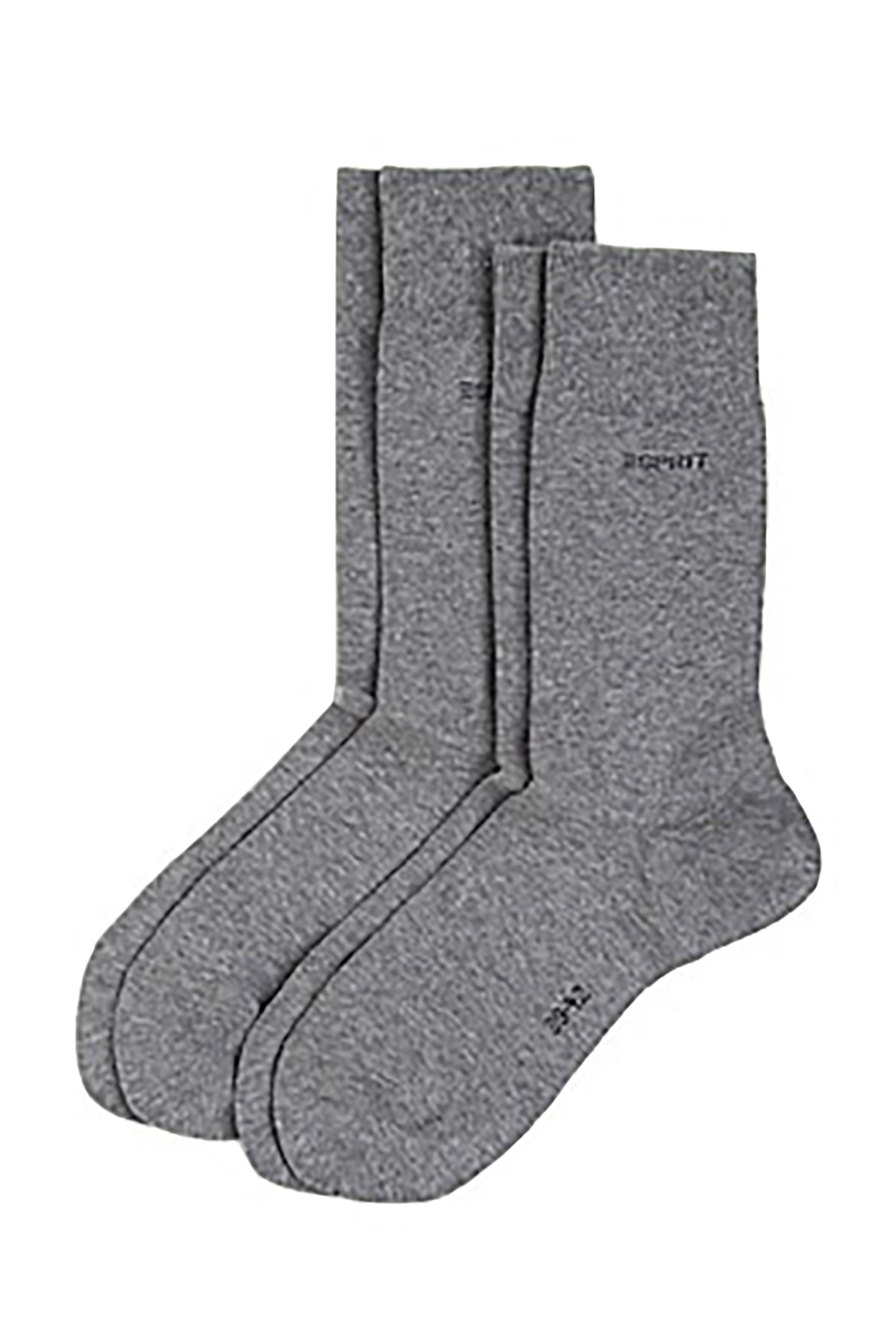 Esprit σετ ανδρικές κάλτσες με λογότυπο (2 τεμάχια) - 17811 Γκρι