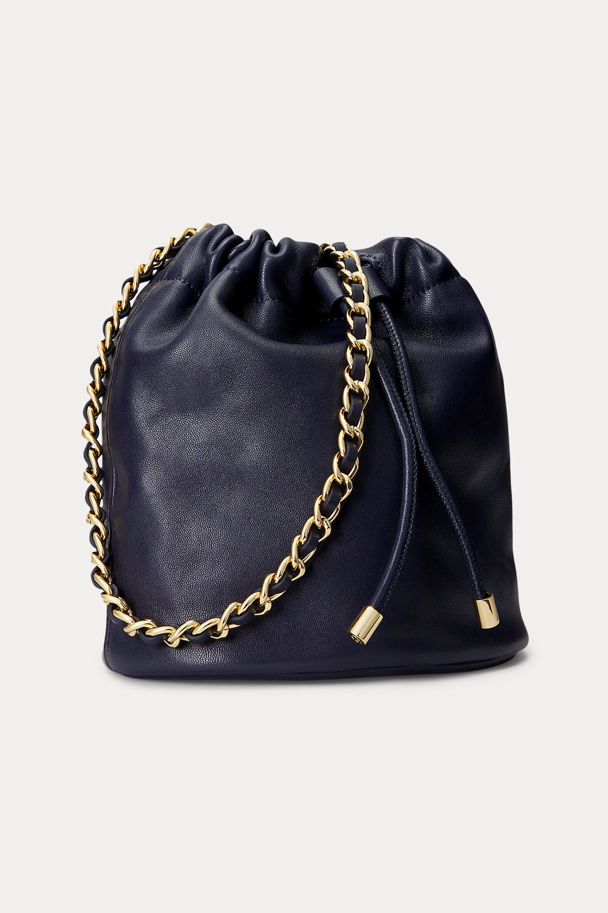 Lauren Ralph Lauren γυναικεία τσάντα πουγκί με αλυσίδα "Medium Emmy Bucket" - 322-431884917/002 Μπλε Σκούρο φωτογραφία