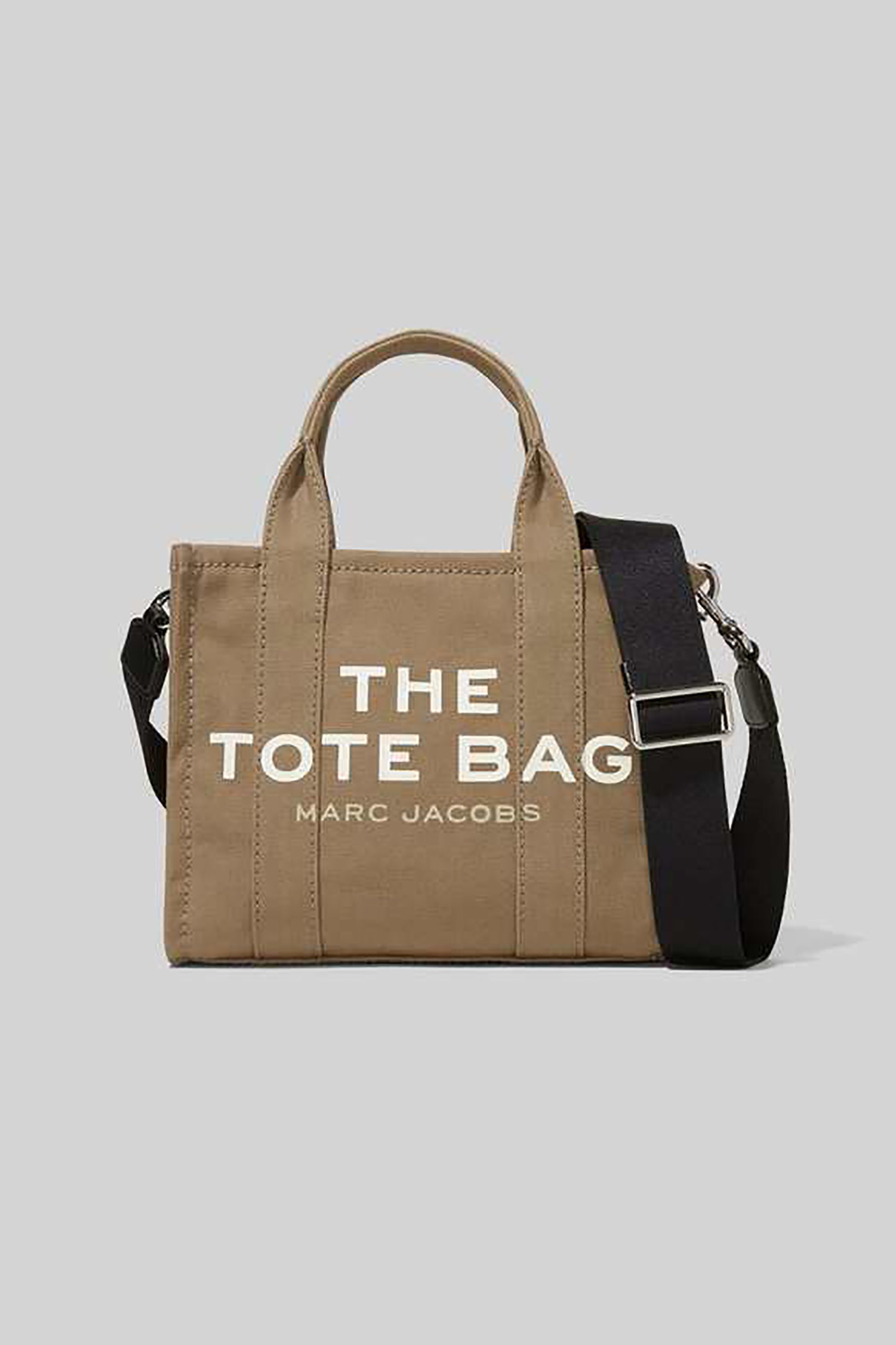 MARC JACOBS Marc Jacobs γυναικεία τσάντα χειρός με logo print "The Small Tote" - M0016493 Λαδί