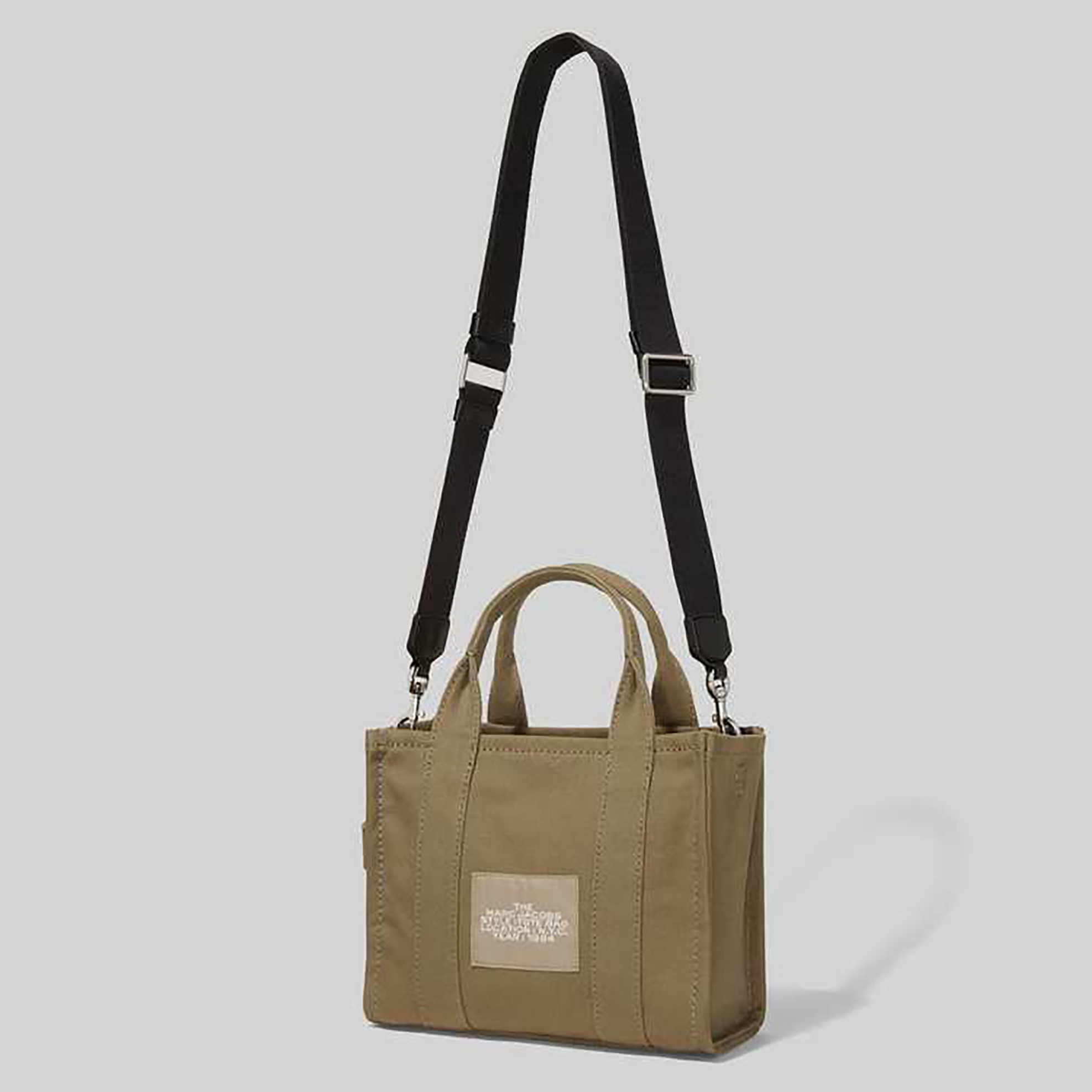 Marc Jacobs γυναικεία τσάντα χειρός με logo print "The Small Tote" - M0016493 Χακί φωτογραφία