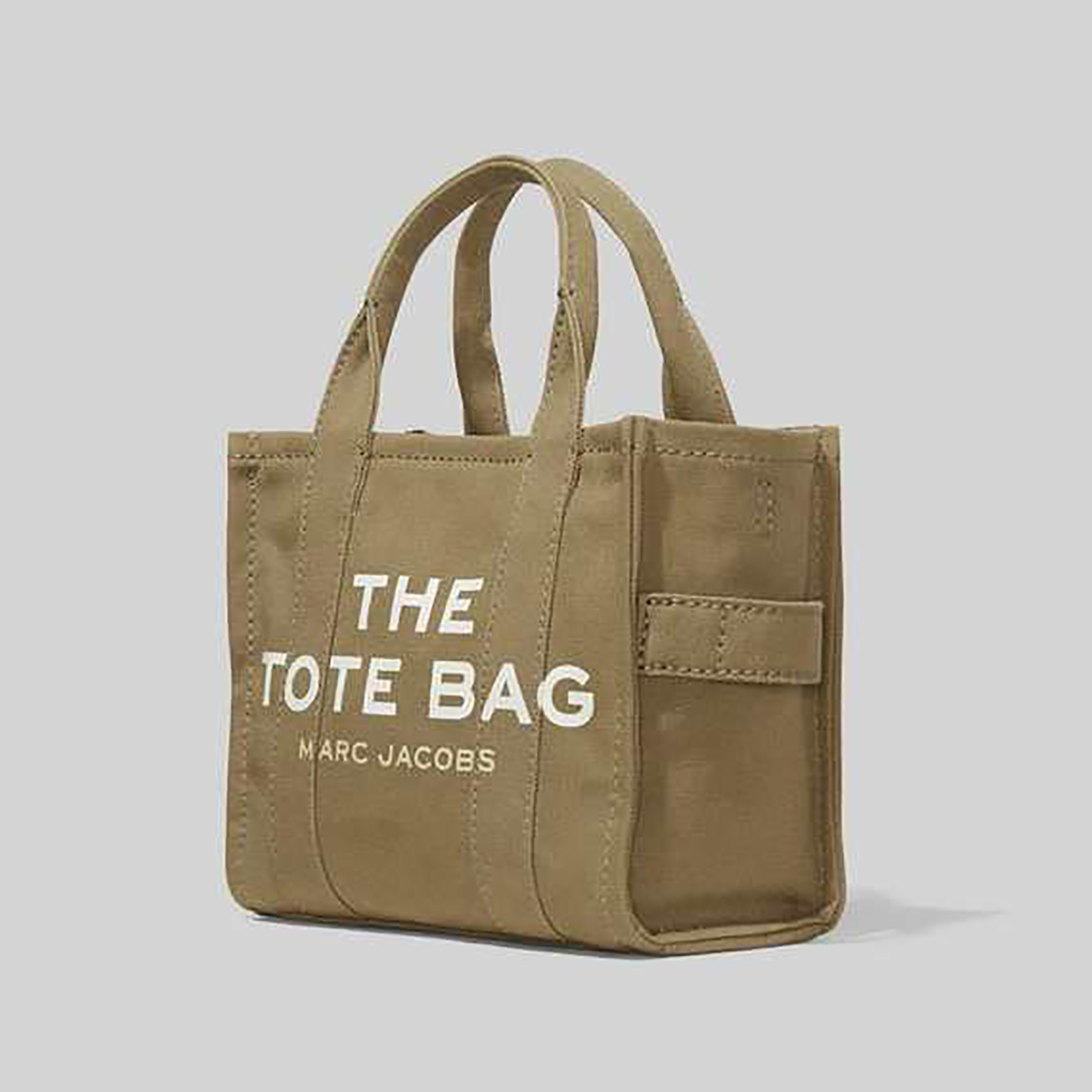 Marc Jacobs γυναικεία τσάντα χειρός με logo print "The Small Tote" - M0016493 Χακί φωτογραφία