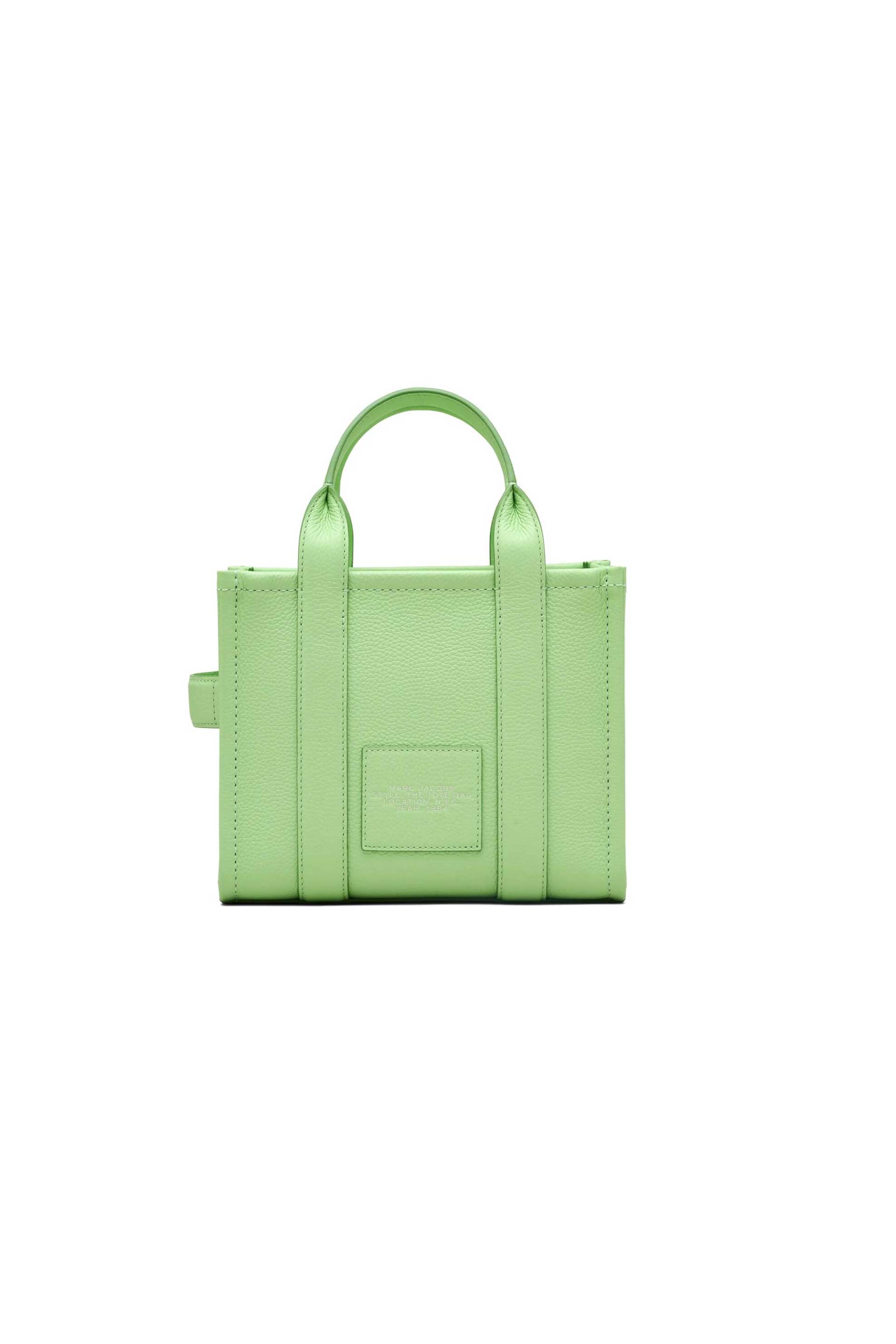 Marc Jacobs γυναικεία δερμάτινη τσάντα χειρός με logo print 