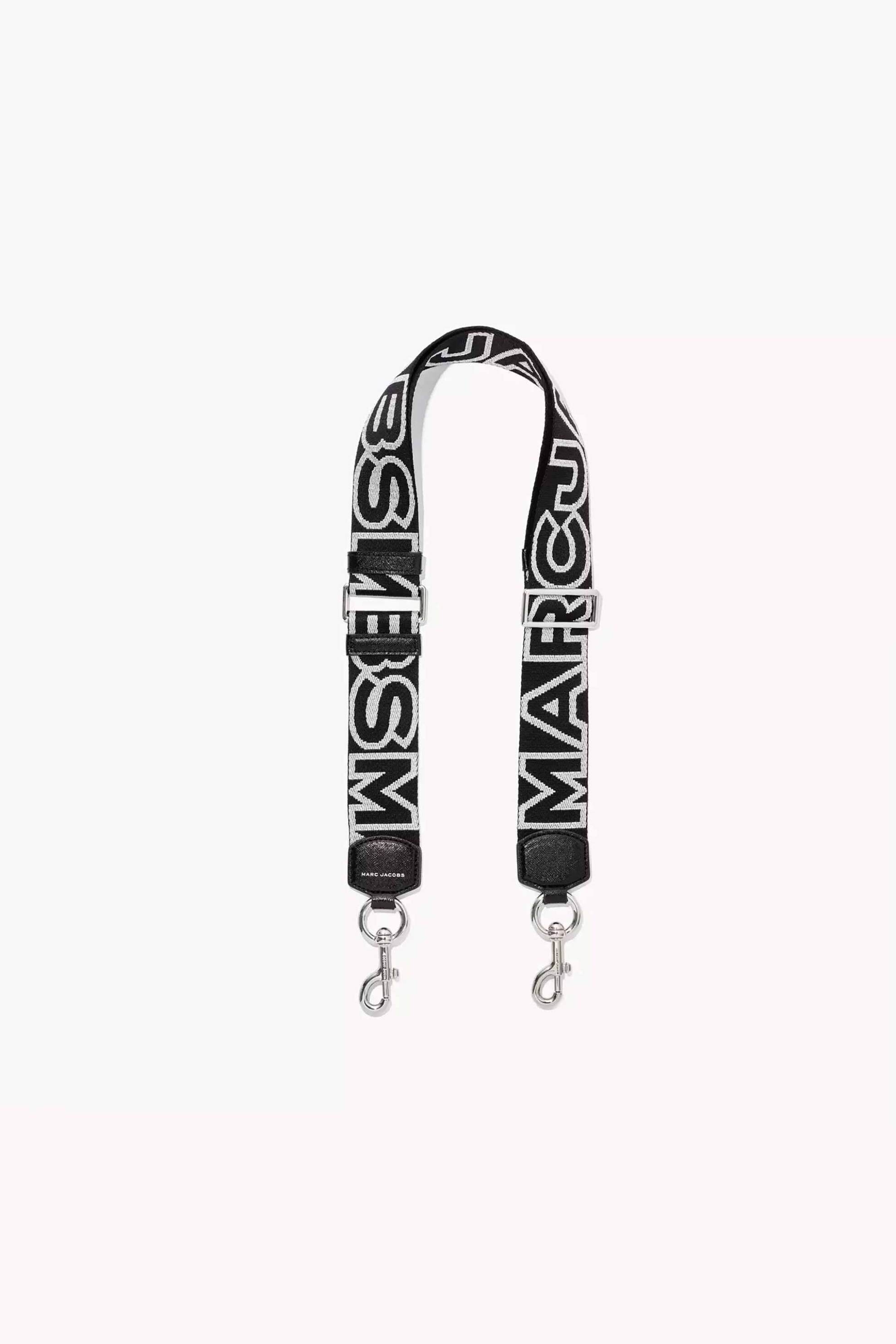 MARC JACOBS Marc Jacobs ιμάντας για τσάντα "The Outline Logo Webbing Strap" - 2S3SST001S02 Ασημί