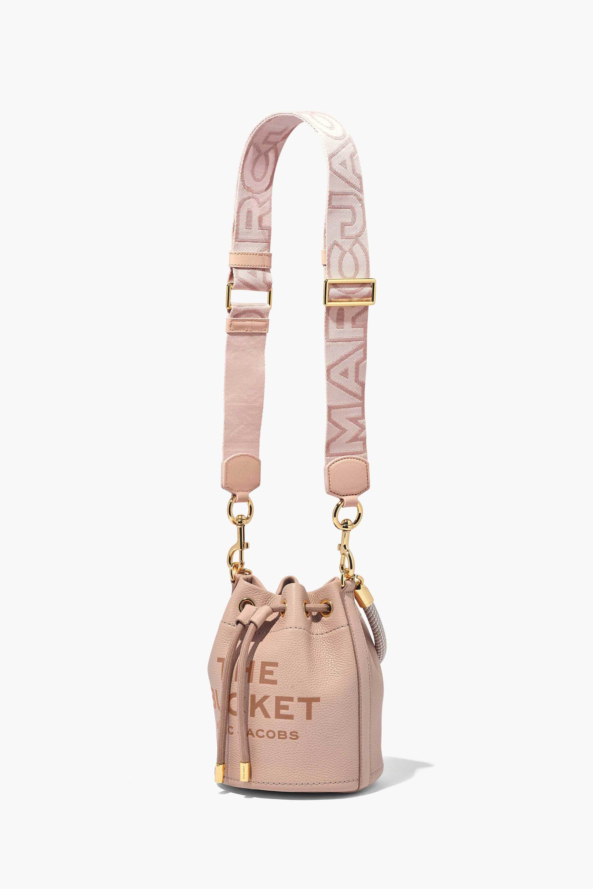 Marc Jacobs ιμάντας για τσάντα "The Outline Logo Webbing Strap" - 2S3SST001S02 Ροζ Ανοιχτό φωτογραφία