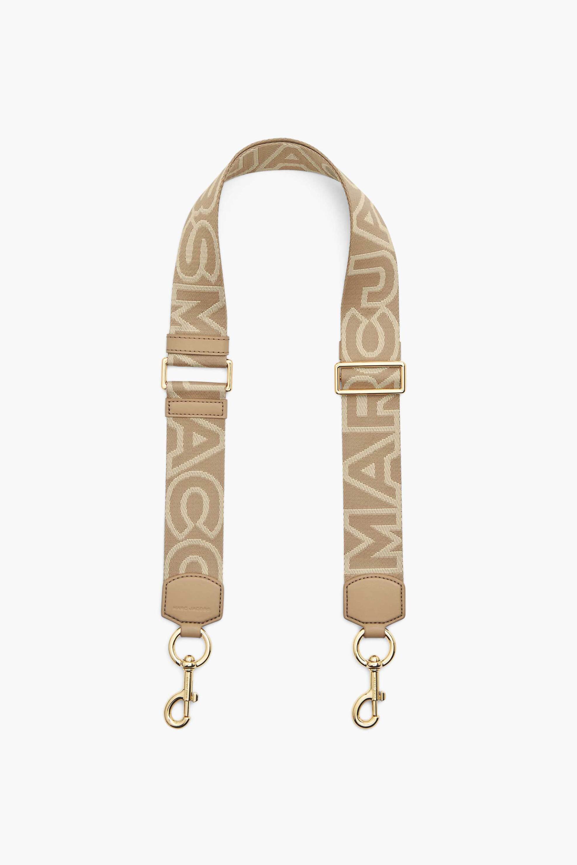 MARC JACOBS Marc Jacobs ιμάντας για τσάντα "The Outline Logo Webbing Strap" - 2S3SST001S02 Καμηλό