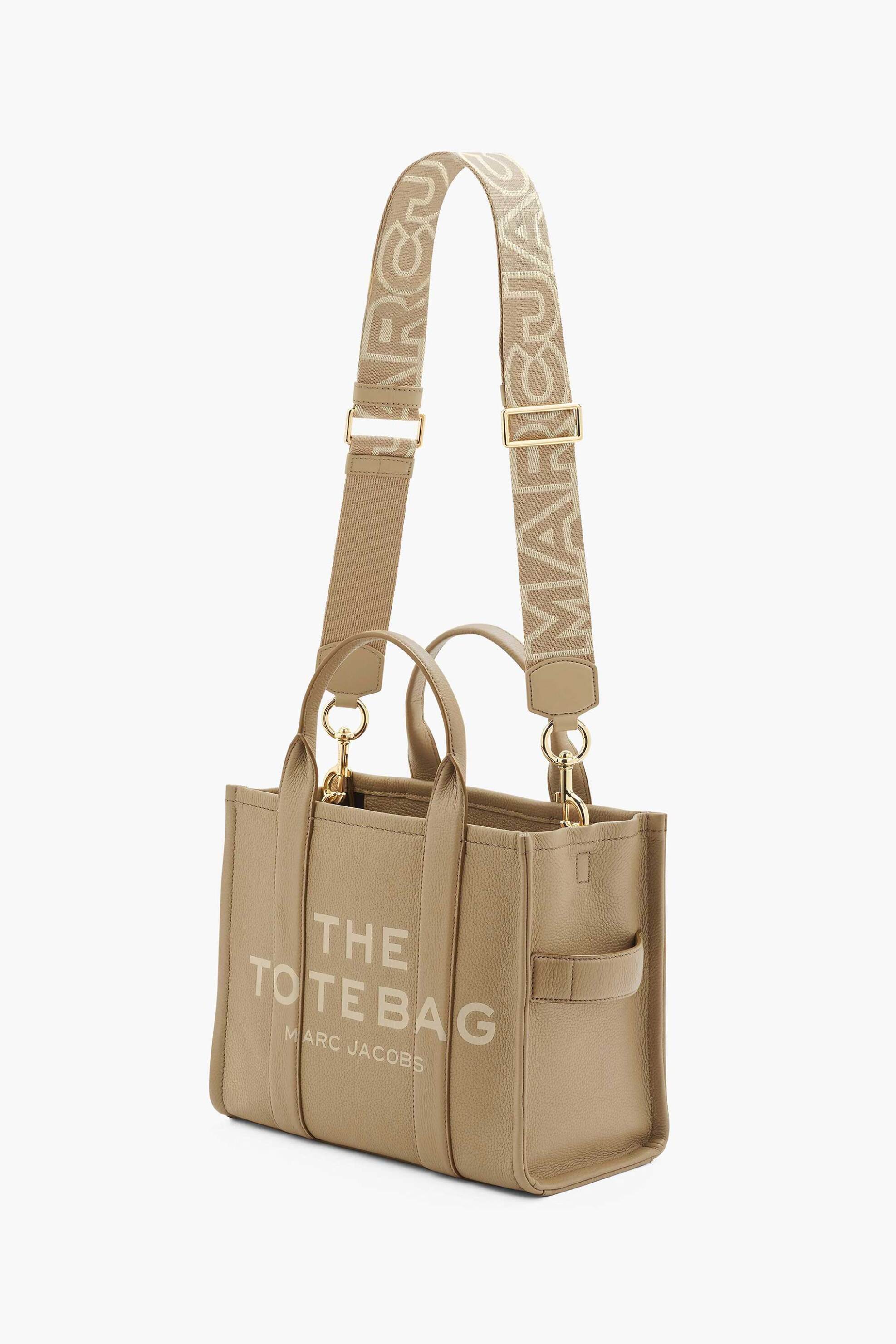 Marc Jacobs ιμάντας για τσάντα "The Outline Logo Webbing Strap" - 2S3SST001S02 Καμηλό φωτογραφία
