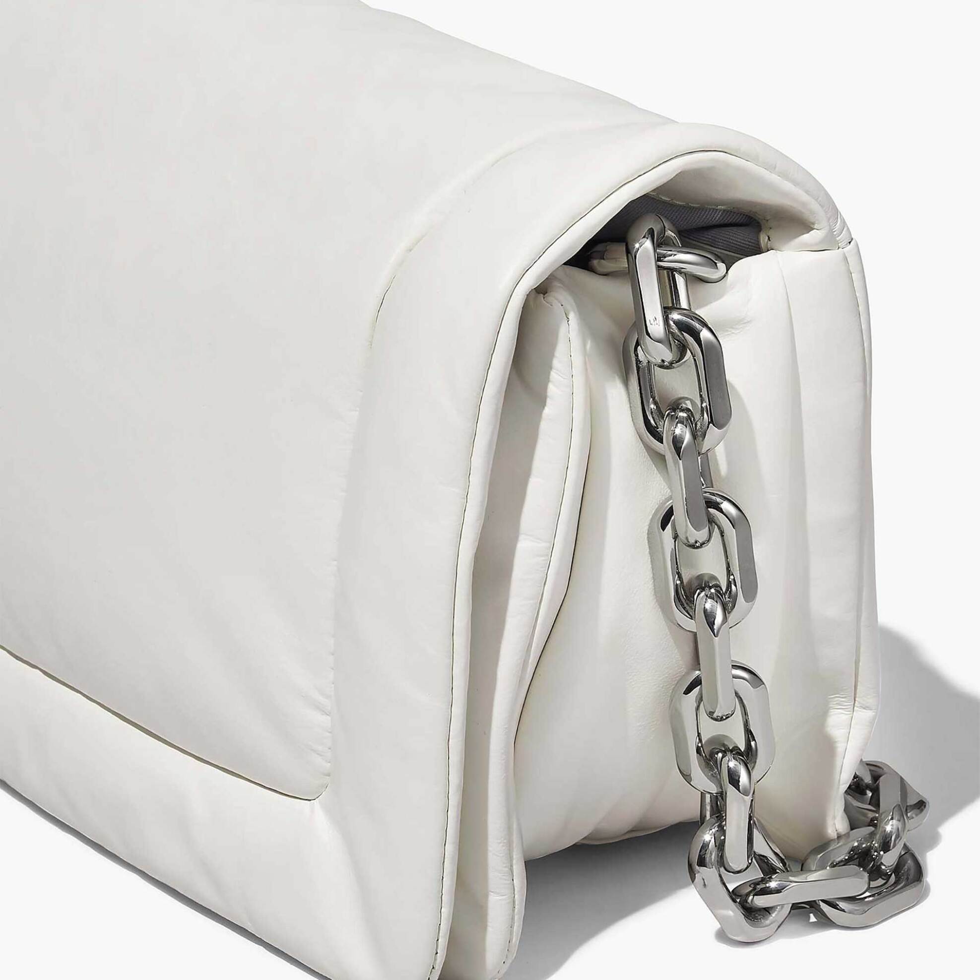 Marc Jacobs γυναικεία δερμάτινη τσάντα ώμου "The Small Shoulder Bag" - 2S3HSH002H03 Λευκό φωτογραφία