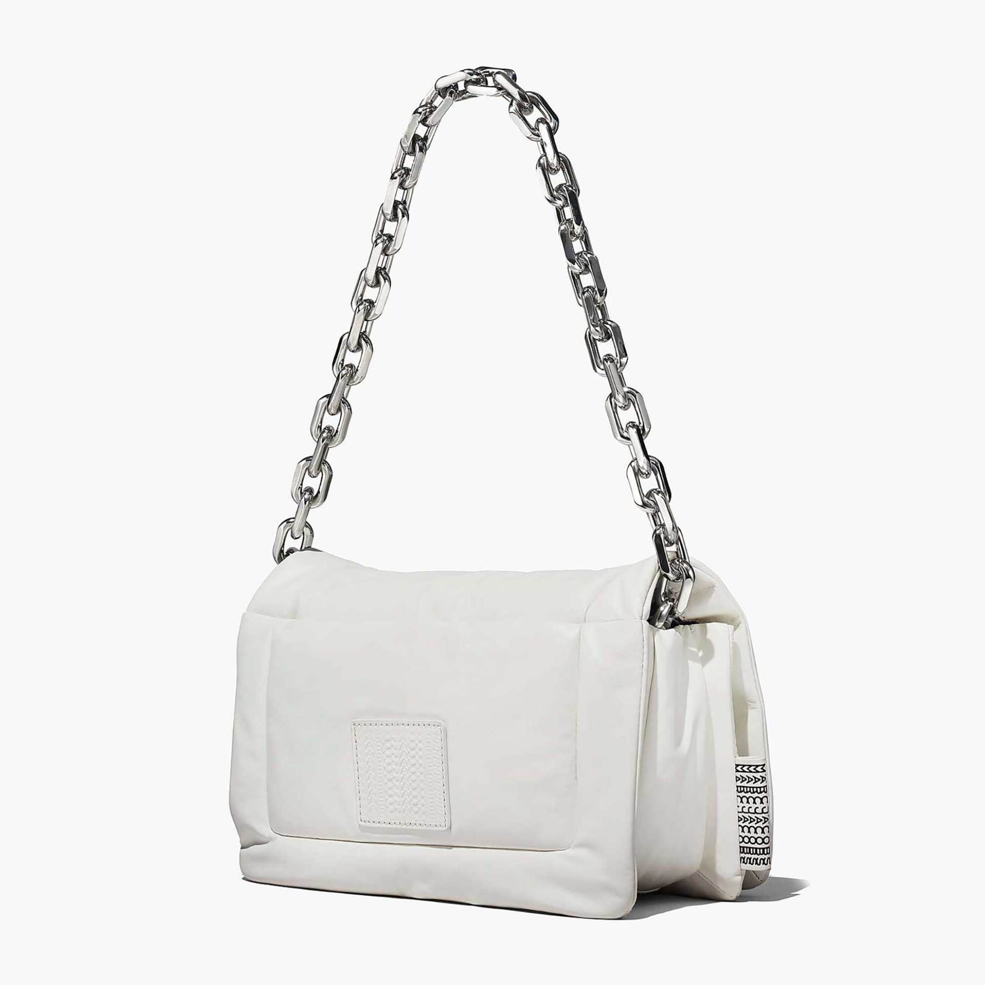 Marc Jacobs γυναικεία δερμάτινη τσάντα ώμου "The Small Shoulder Bag" - 2S3HSH002H03 Λευκό φωτογραφία