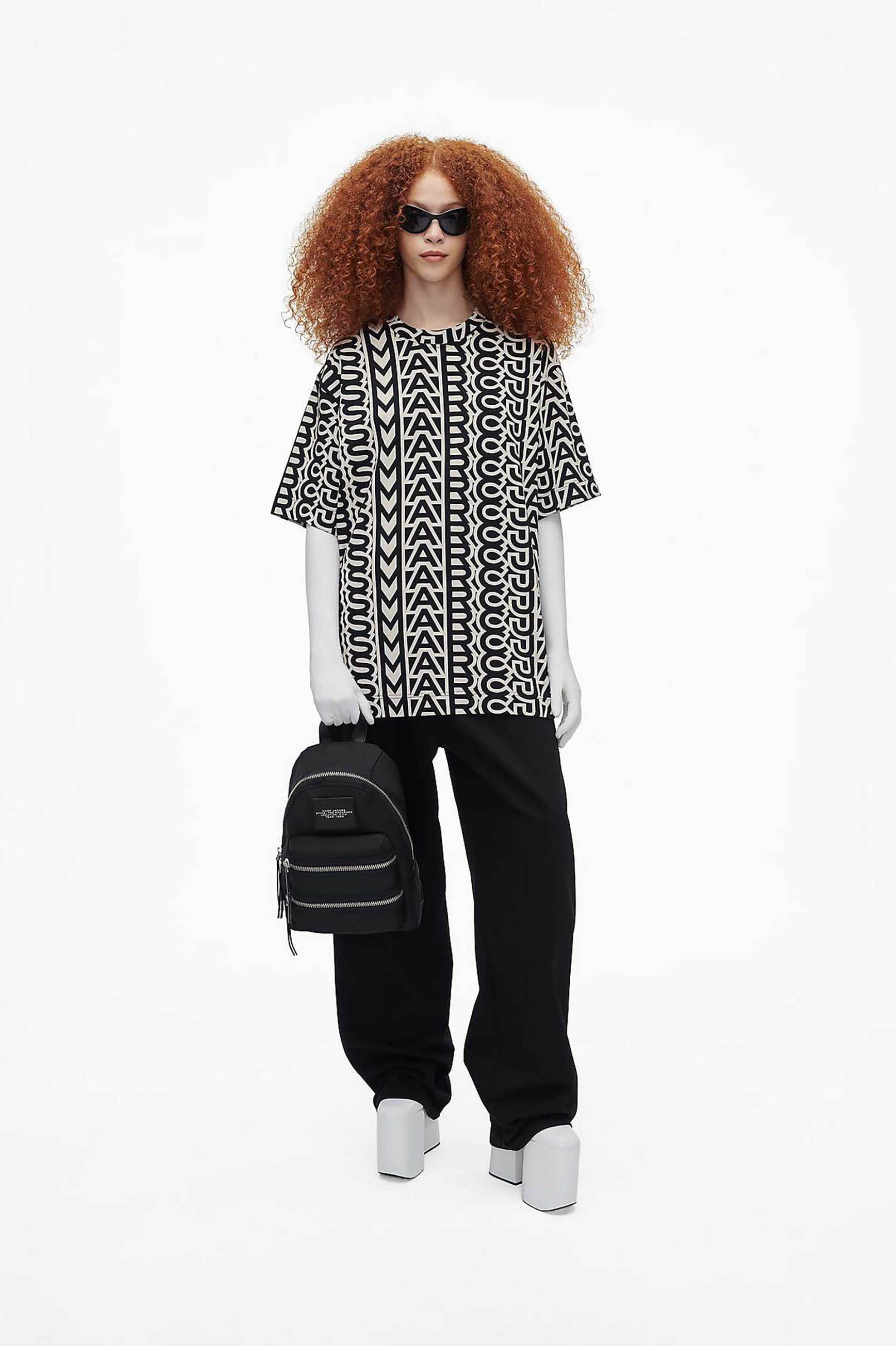 Marc Jacobs γυναικείο backpack "The Biker Nylon Medium" - 2F3HBP029H02 Μαύρο φωτογραφία