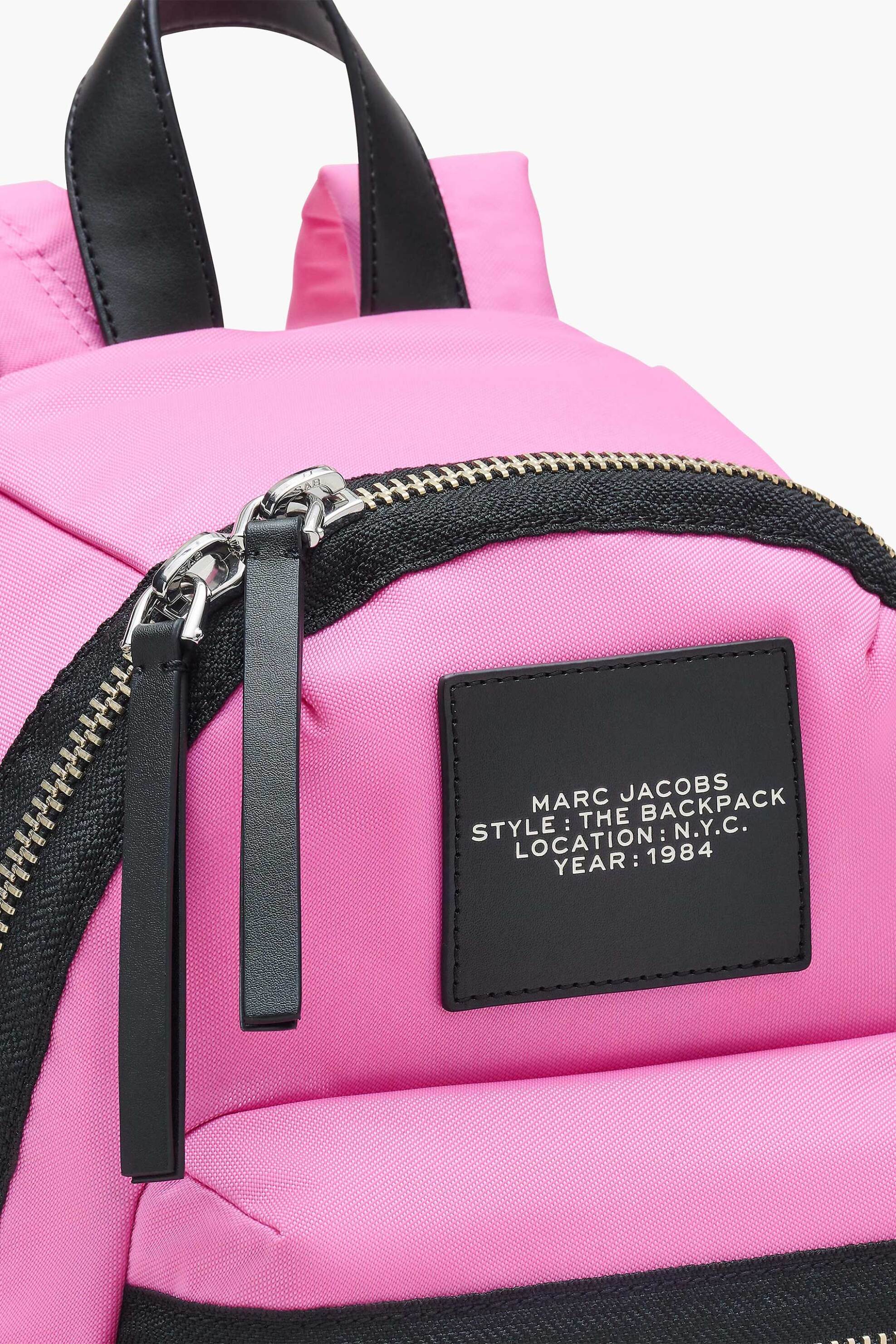 Marc Jacobs γυναικείο backpack "The Biker Nylon Medium" - 2F3HBP029H02 Φούξια φωτογραφία