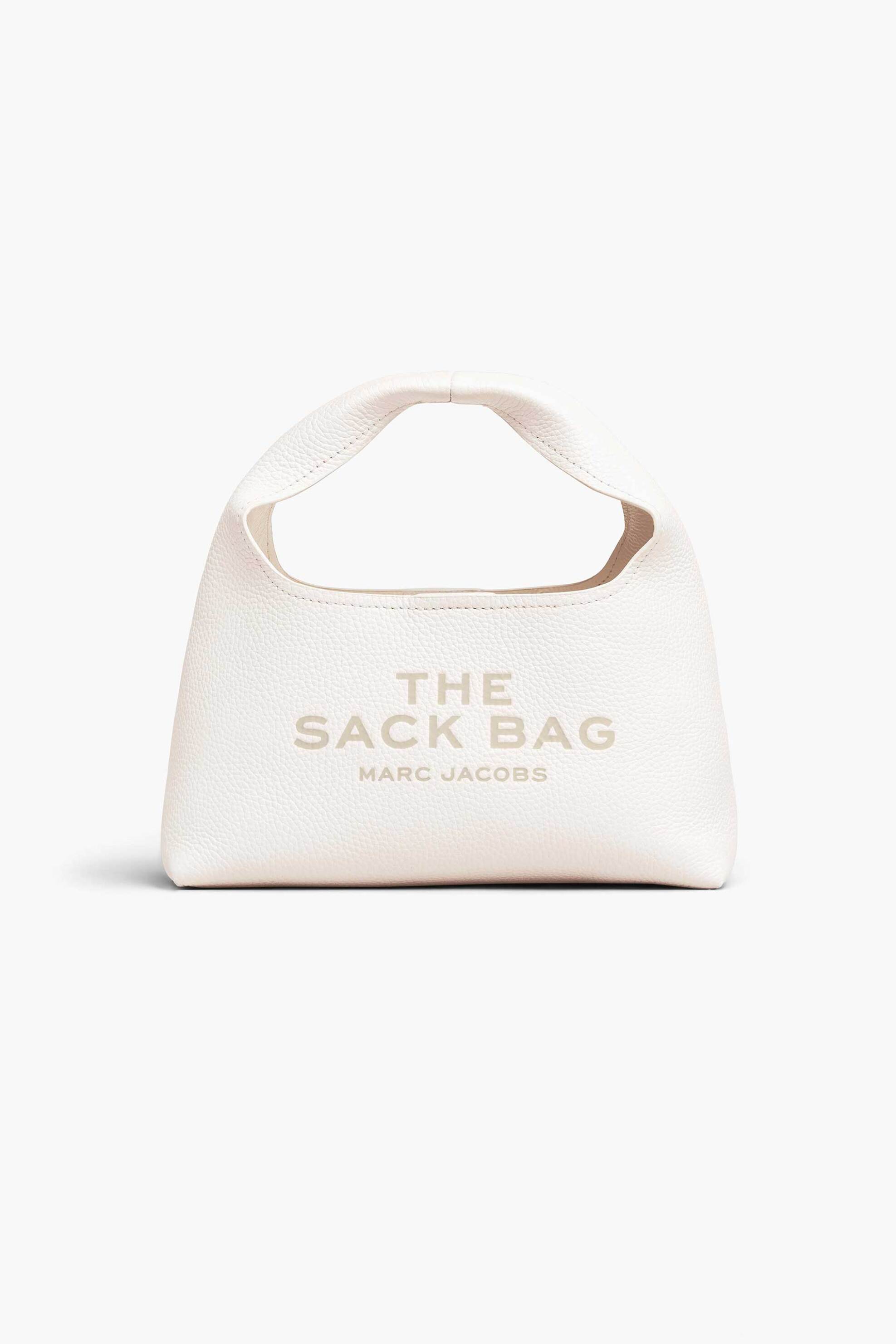 MARC JACOBS Marc Jacobs γυναικείο δερμάτινο mini bag "The Mini Sack" - 2F3HSH020H01 Λευκό