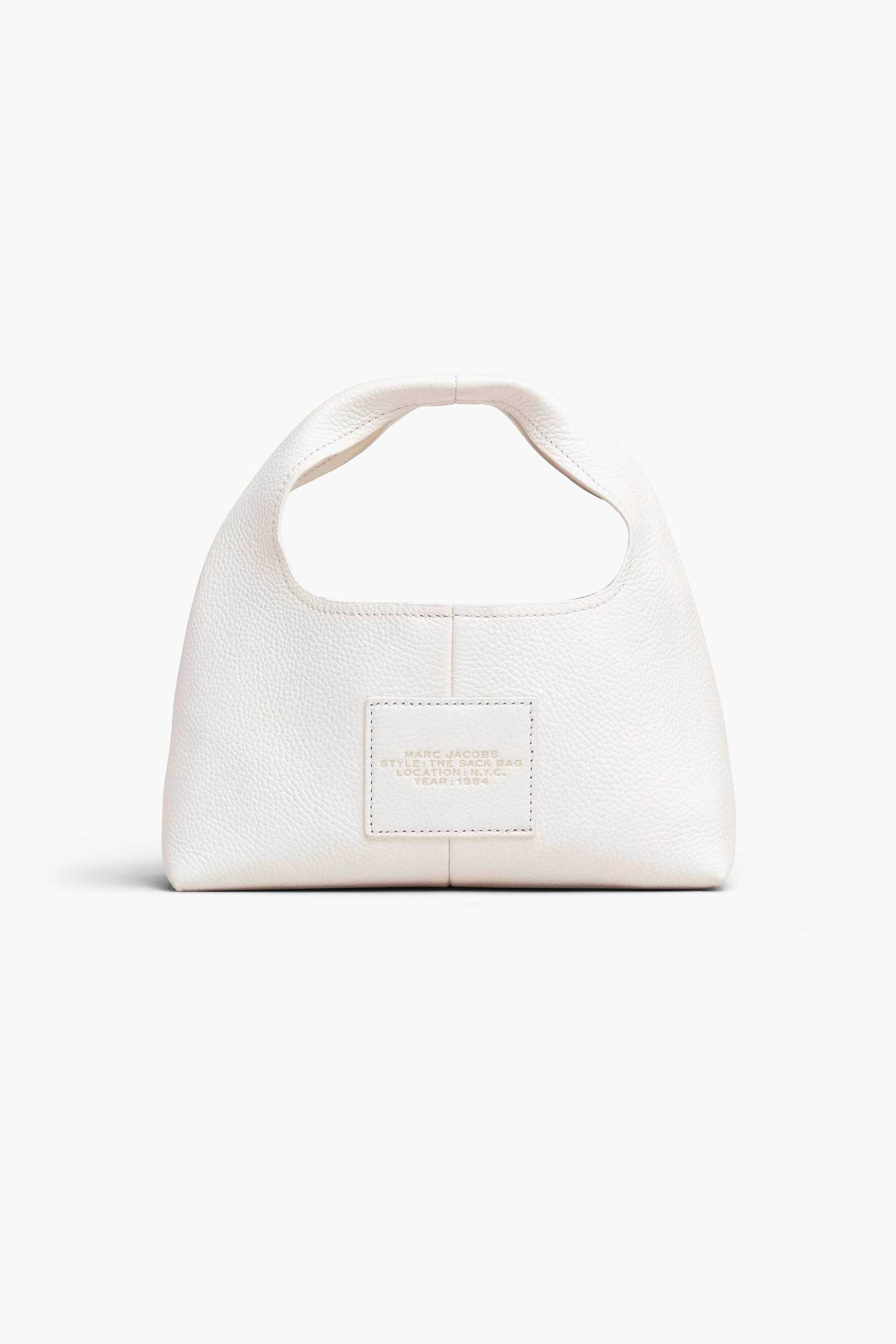 Marc Jacobs γυναικείο δερμάτινο mini bag "The Mini Sack" - 2F3HSH020H01 Λευκό φωτογραφία
