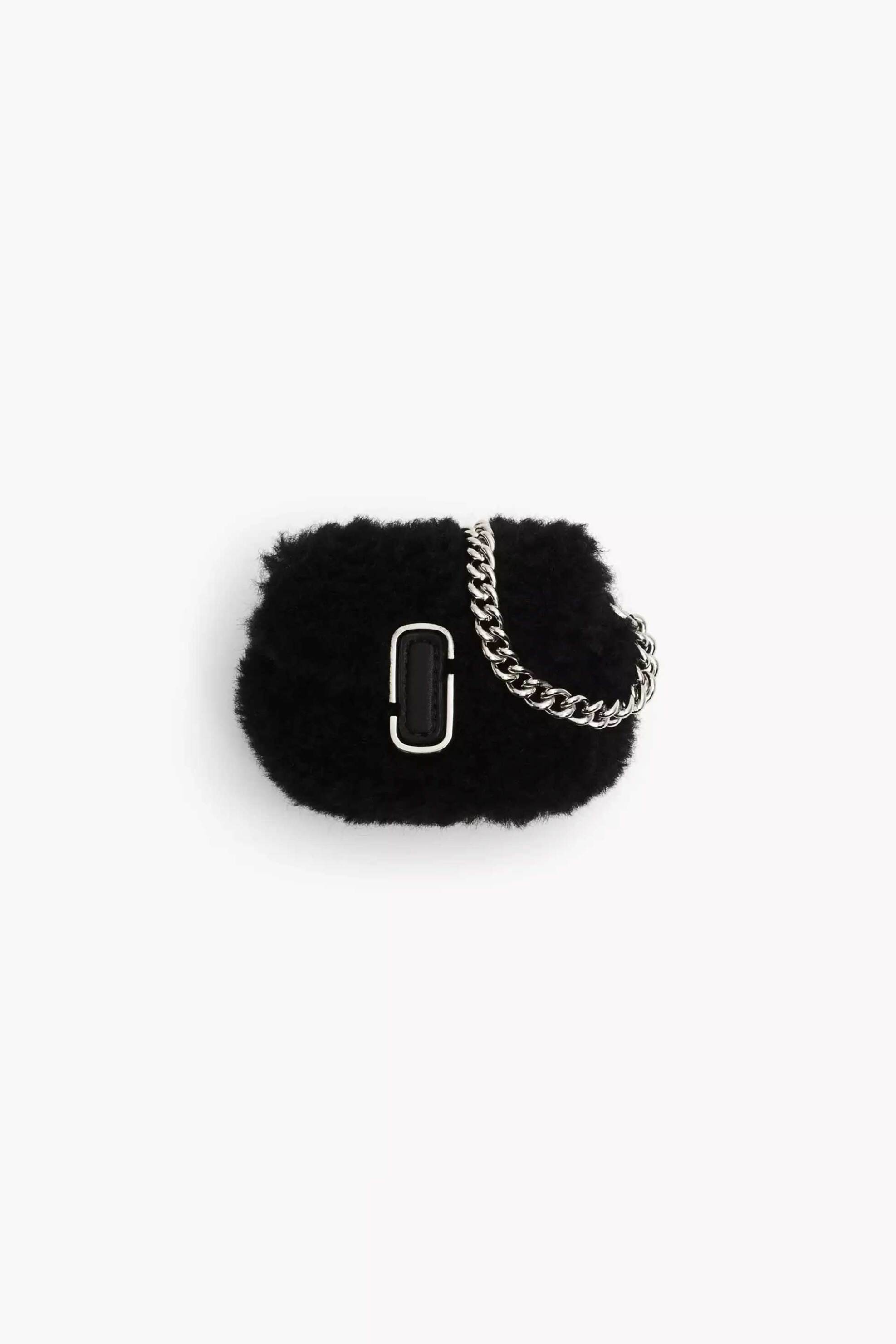MARC JACOBS Marc Jacobs γυναικείο γούνινο charm για την τσάντα "The Teddy Nano J Marc Charm" - 2F3SCP007S08 Μαύρο